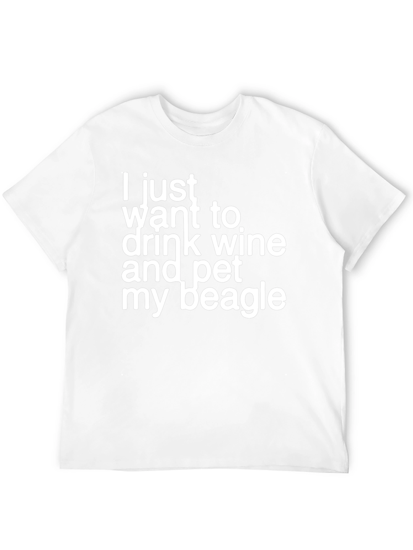 Wine & Beagle Lover T-Shirt