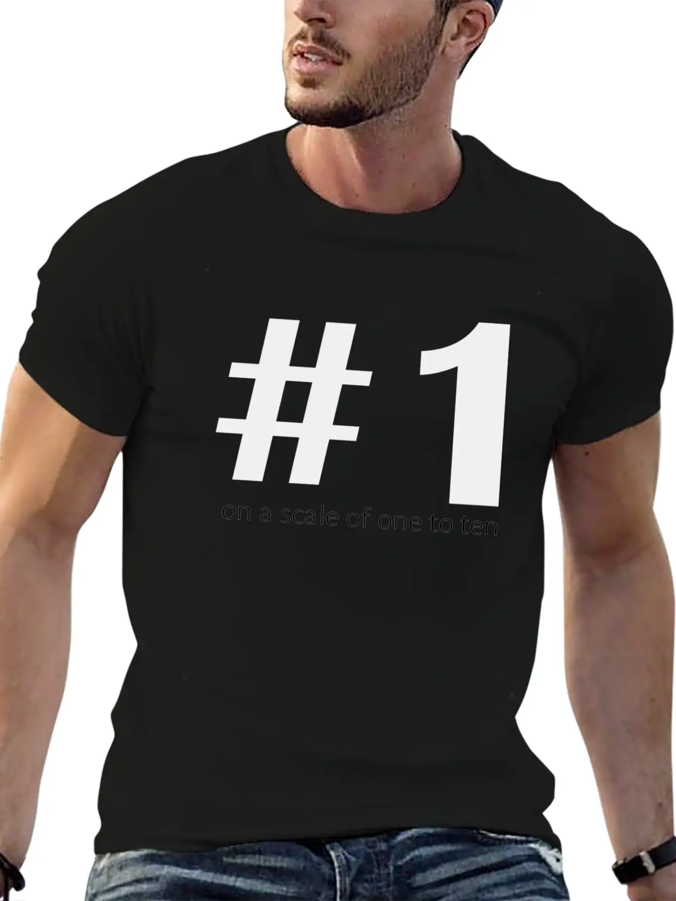 1 On A Scale Of 1 To 10 Casual Graphic T-Shirt – Simple And Comfortable Daily Wear