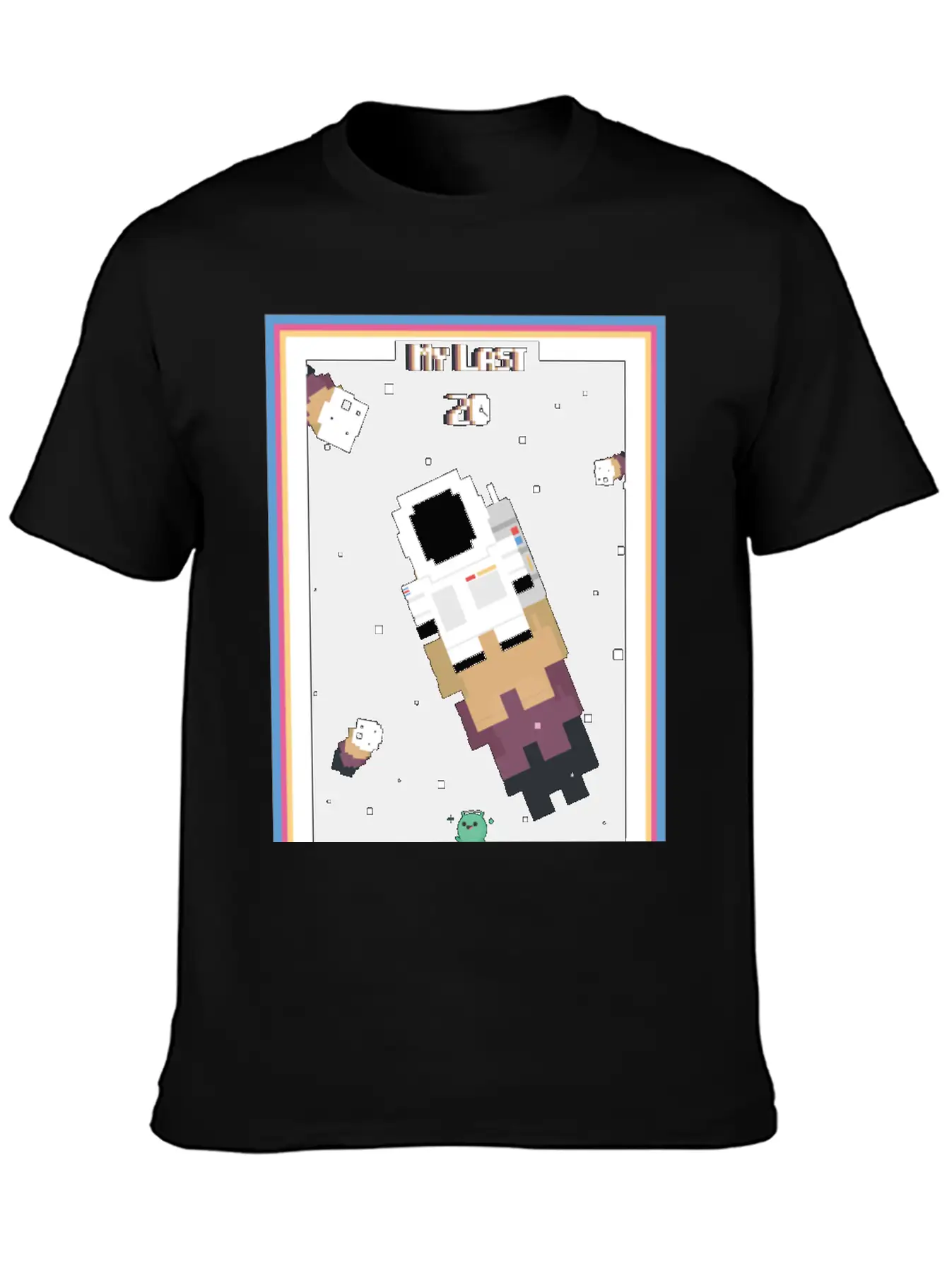 18x24 8-bit Poster | My Last 20 Casual Graphic T-Shirt – Simple And Comfortable Daily Wear