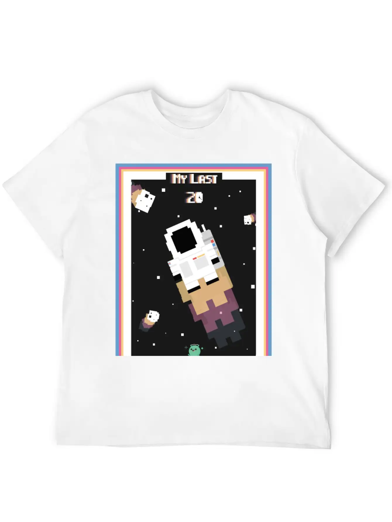 18x24 8-bit Poster | My Last 20 Casual Graphic T-Shirt – Simple And Comfortable Daily Wear