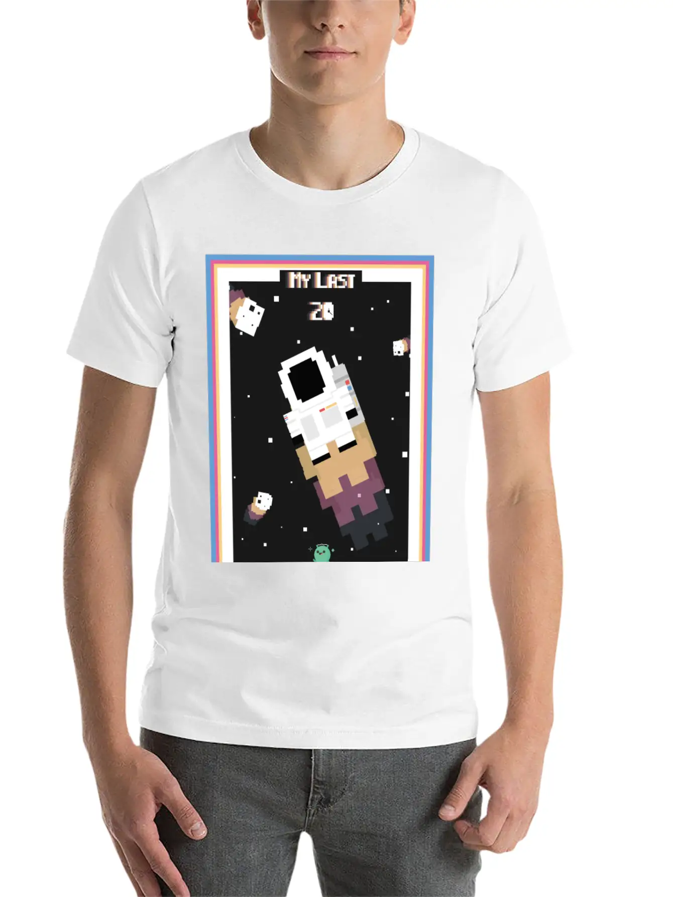 18x24 8-bit Poster | My Last 20 Casual Graphic T-Shirt – Simple And Comfortable Daily Wear
