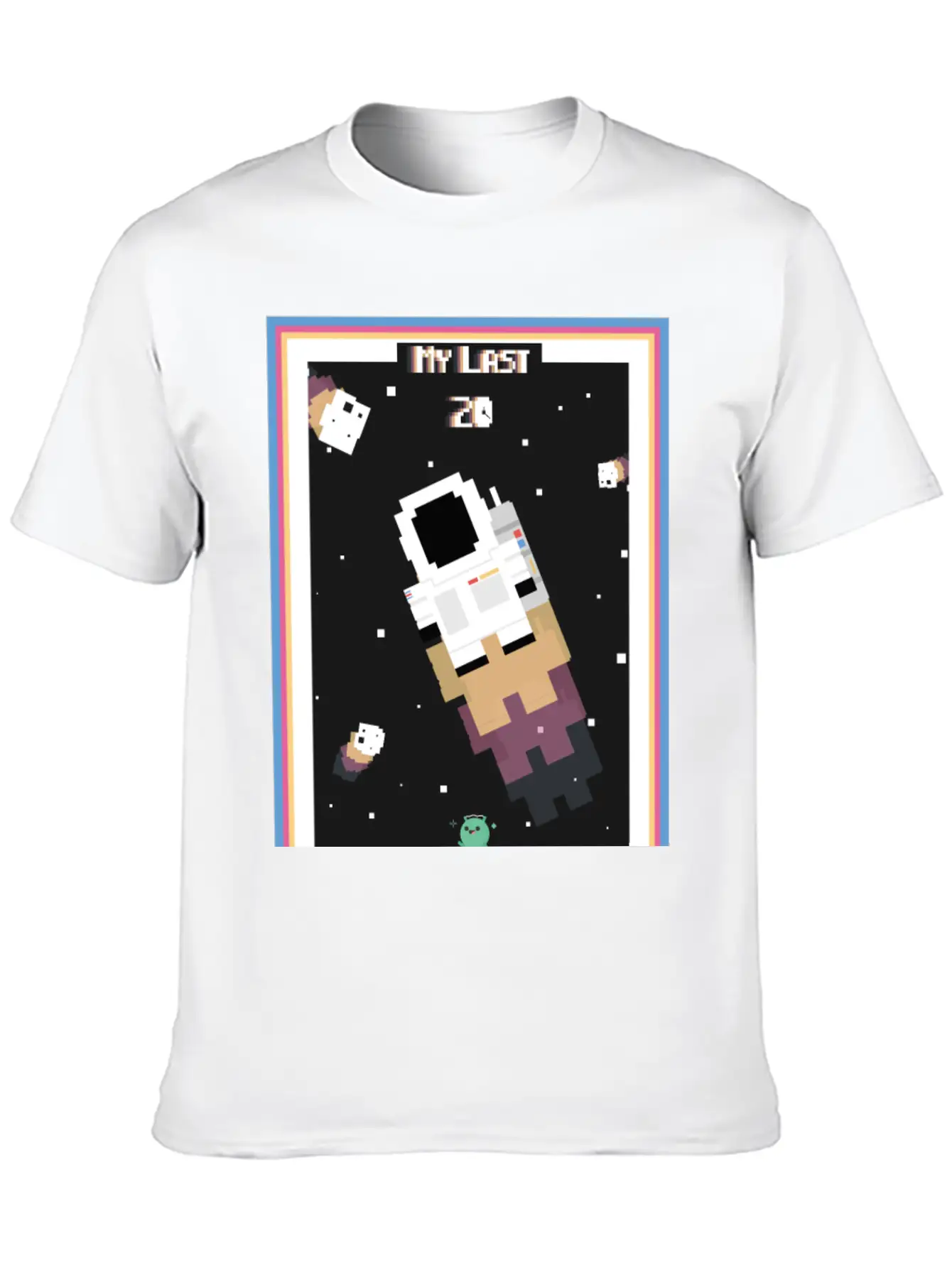 18x24 8-bit Poster | My Last 20 Casual Graphic T-Shirt – Simple And Comfortable Daily Wear
