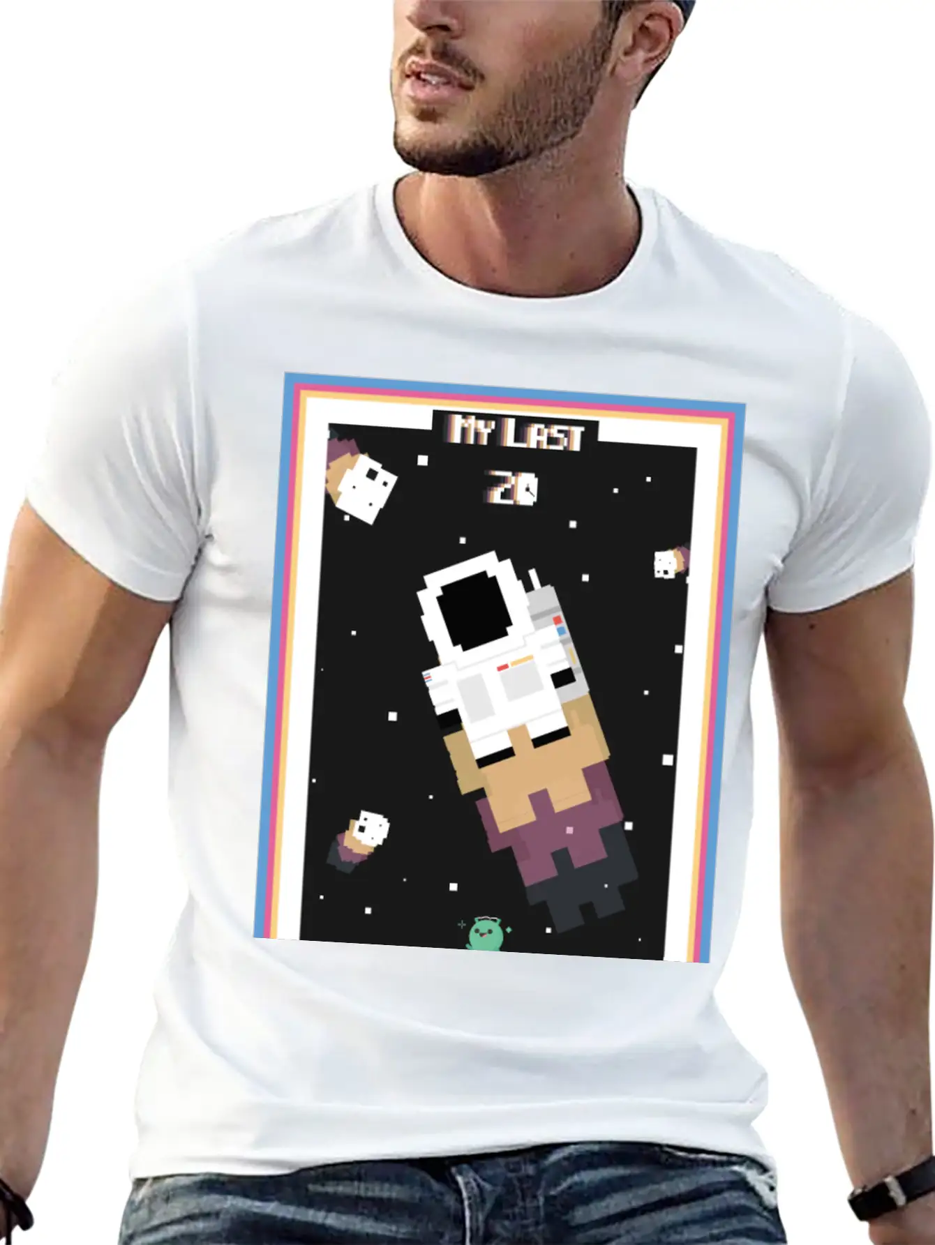 18x24 8-bit Poster | My Last 20 Casual Graphic T-Shirt – Simple And Comfortable Daily Wear