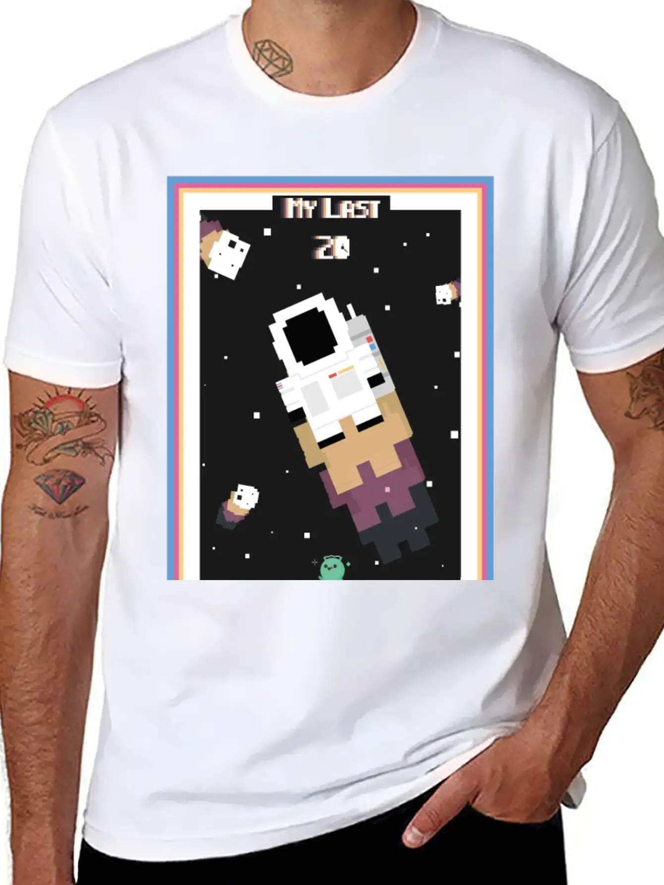 18x24 8-bit Poster | My Last 20 Casual Graphic T-Shirt – Simple And Comfortable Daily Wear
