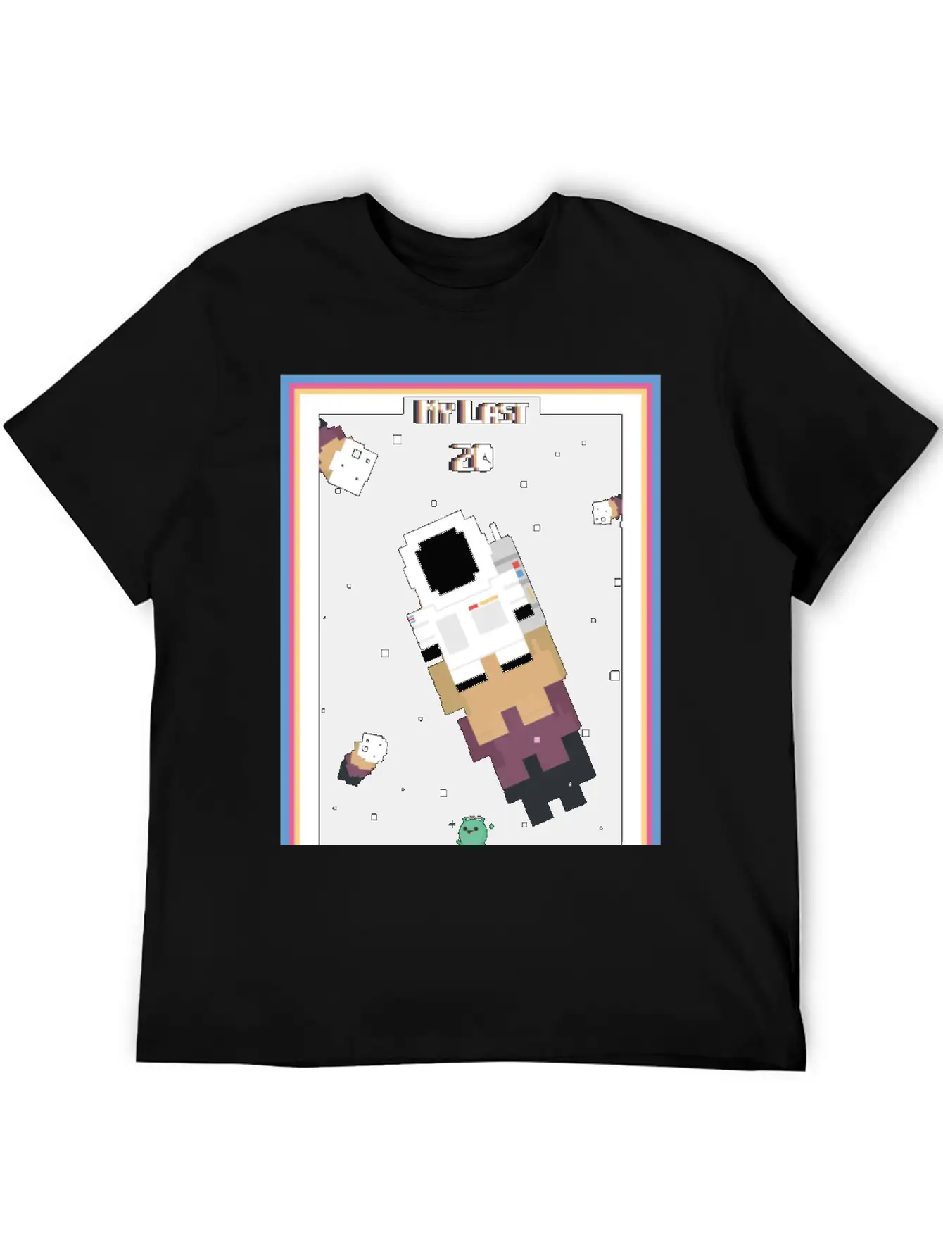 18x24 8-bit Poster | My Last 20 Casual Graphic T-Shirt – Simple And Comfortable Daily Wear