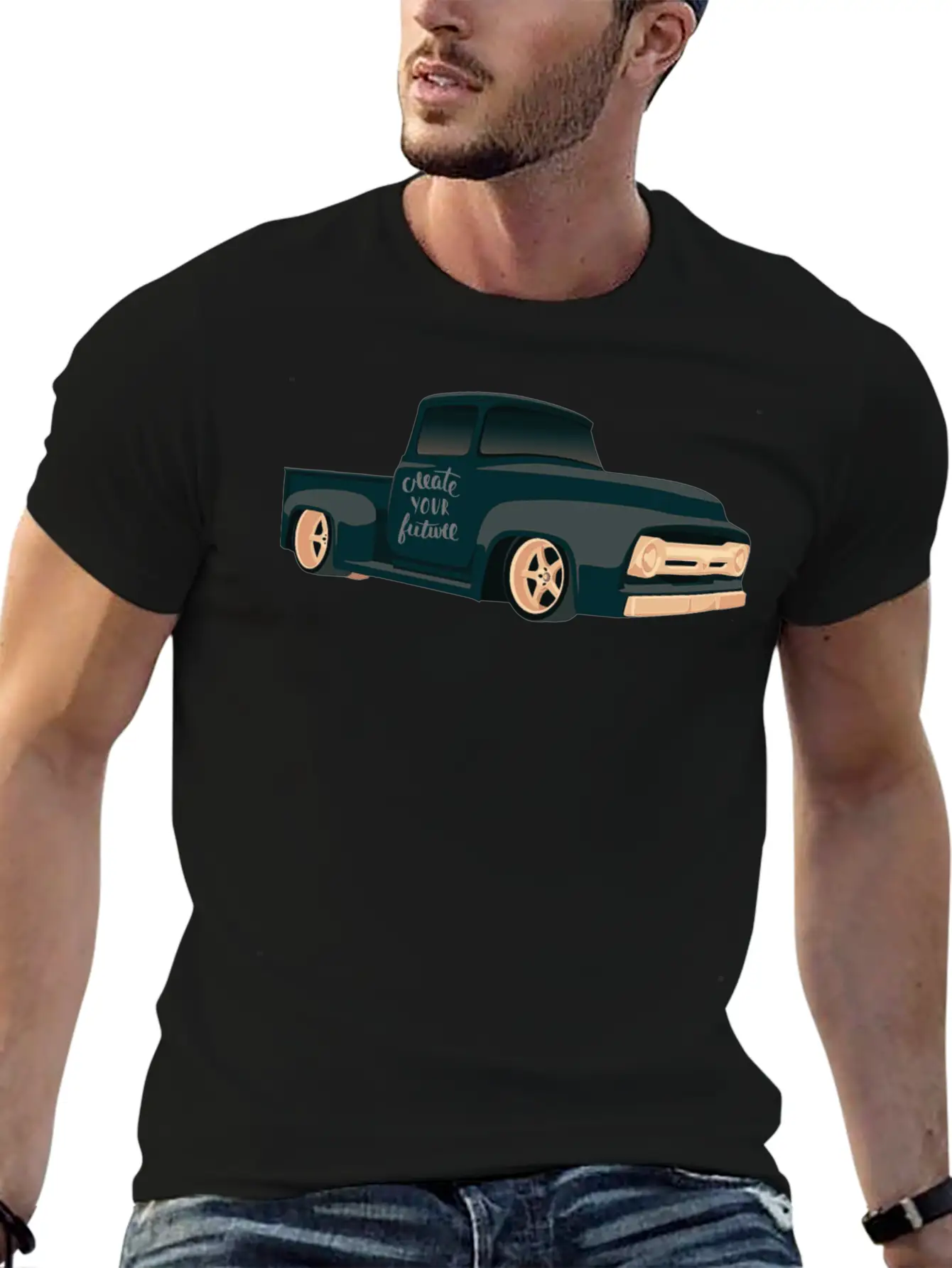 1972 Ford F100 Casual Graphic T-Shirt – Simple And Comfortable Daily Wear