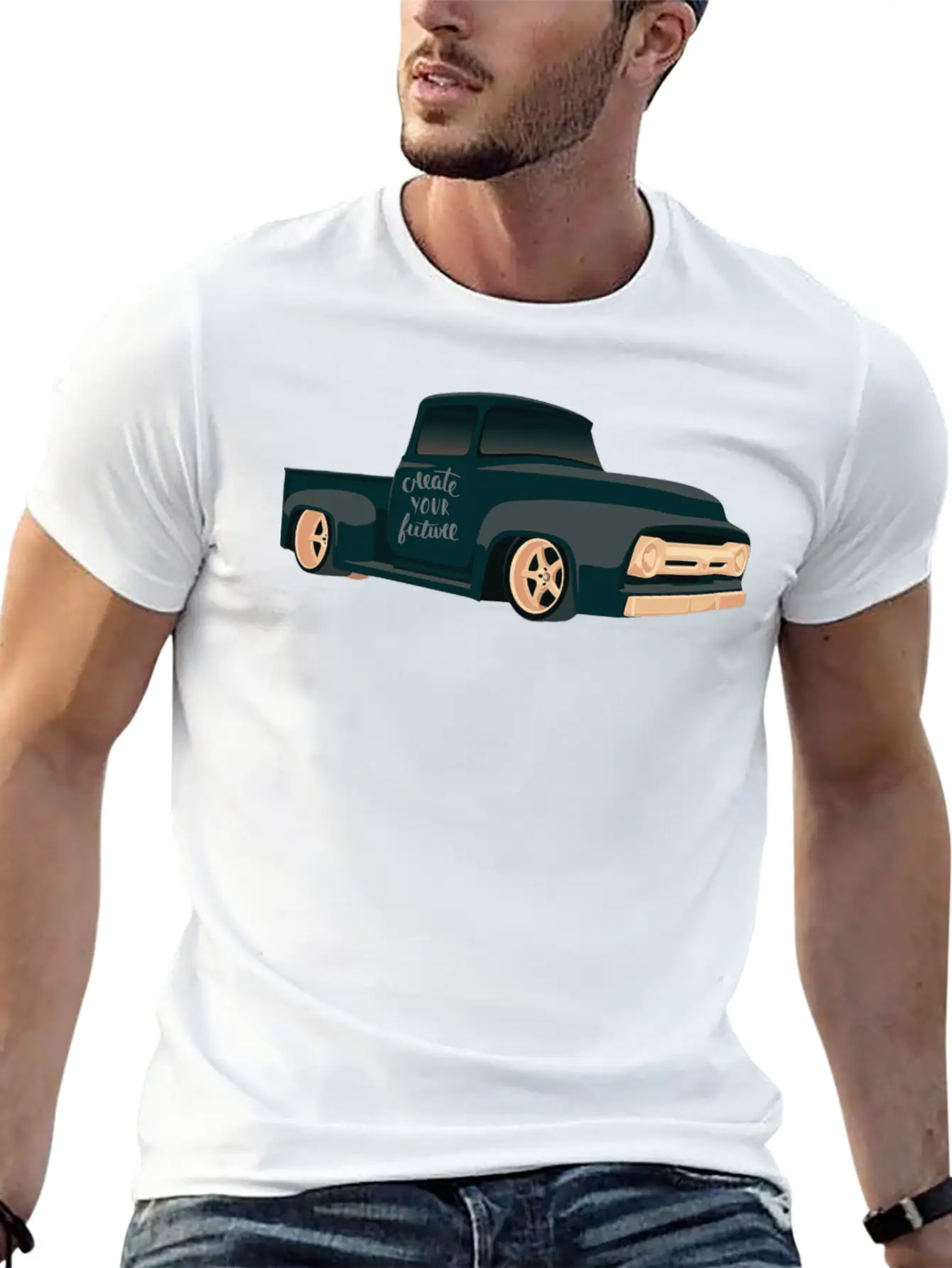 1972 Ford F100 Casual Graphic T-Shirt – Simple And Comfortable Daily Wear