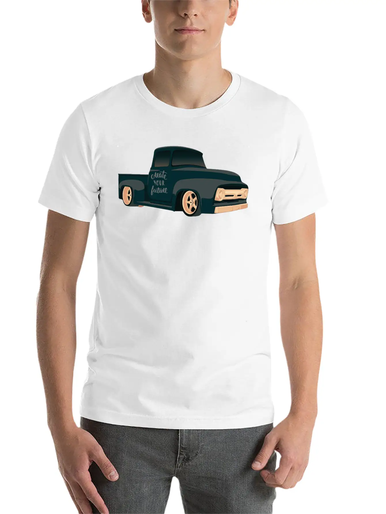 1972 Ford F100 Casual Graphic T-Shirt – Simple And Comfortable Daily Wear