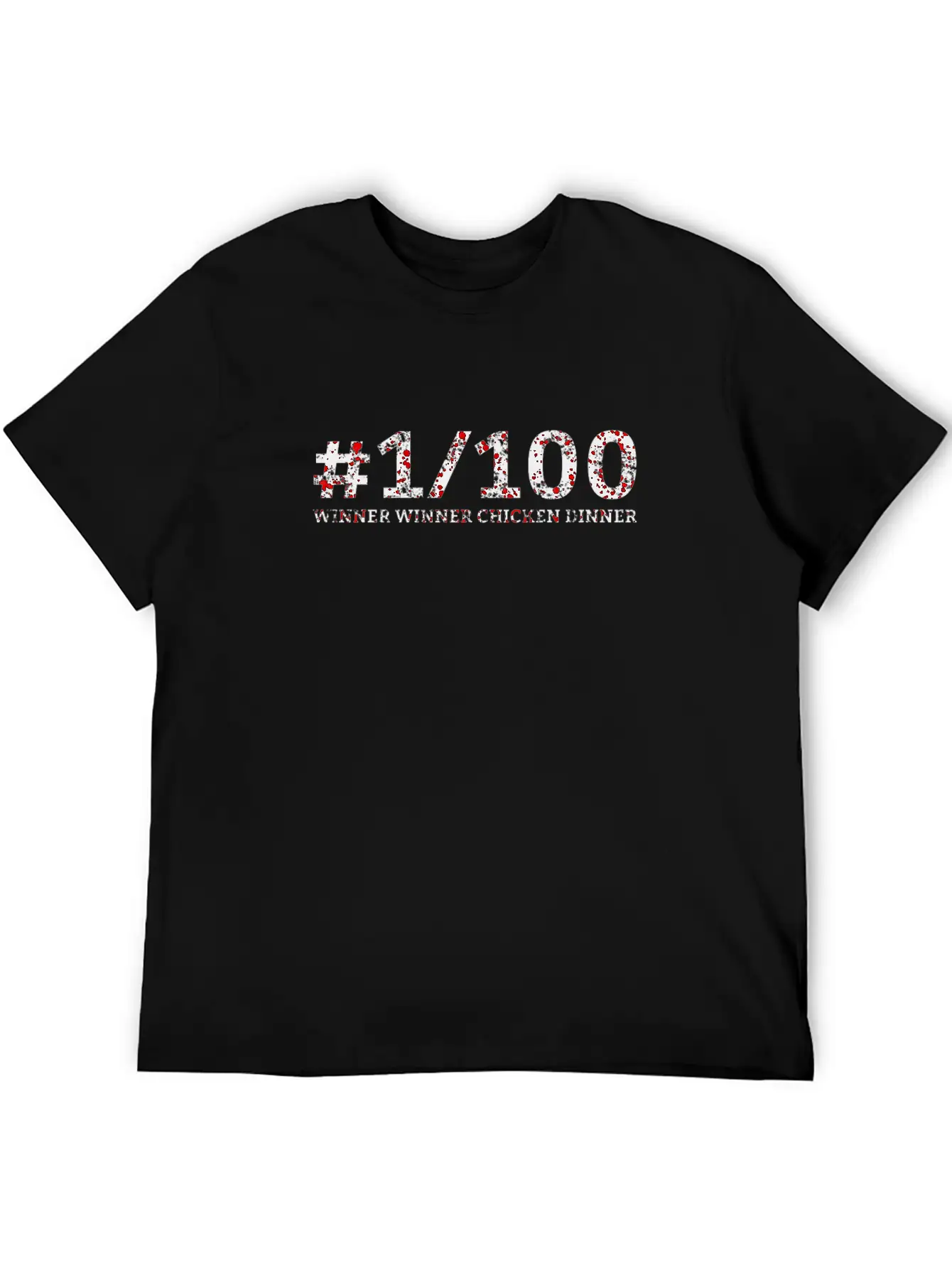 #1Alive Winner Winner Chicken Dinner Timeless Short Sleeve Tee – Comfy And Minimalist Design