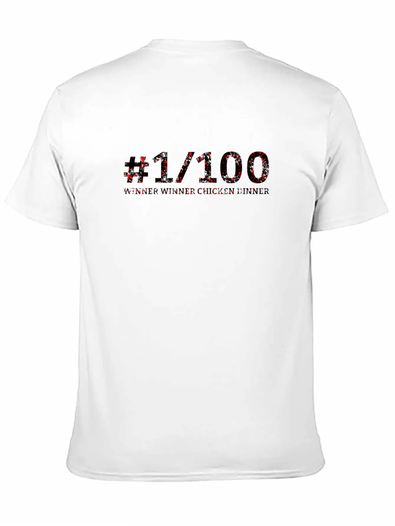 #1Alive Winner Winner Chicken Dinner Timeless Short Sleeve Tee – Comfy And Minimalist Design