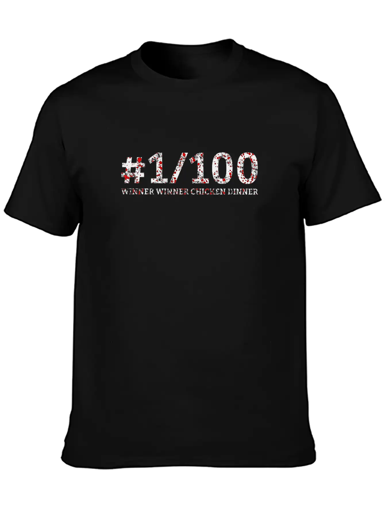 #1Alive Winner Winner Chicken Dinner Timeless Short Sleeve Tee – Comfy And Minimalist Design