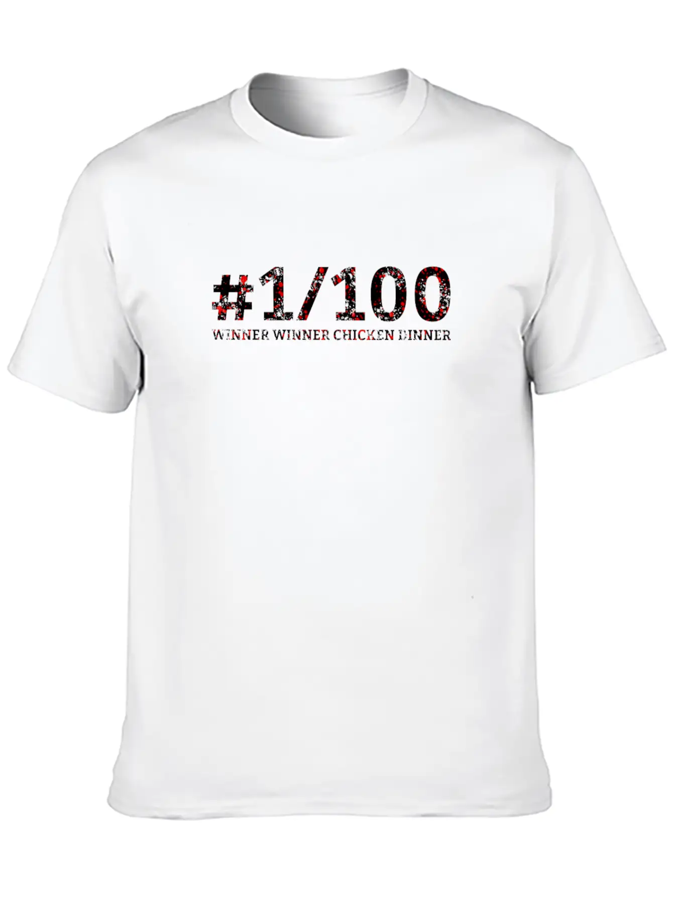 #1Alive Winner Winner Chicken Dinner Timeless Short Sleeve Tee – Comfy And Minimalist Design