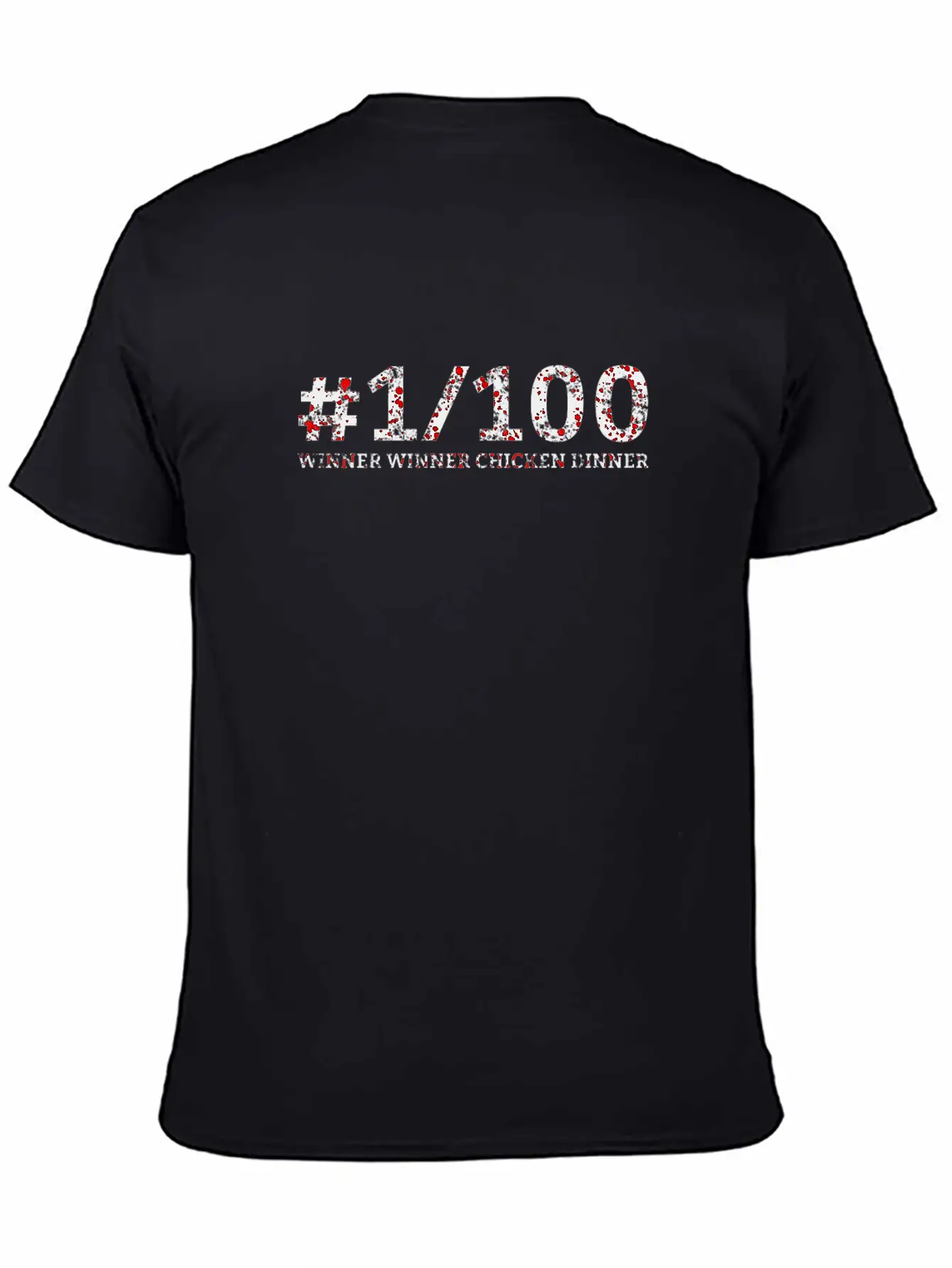 #1Alive Winner Winner Chicken Dinner Timeless Short Sleeve Tee – Comfy And Minimalist Design