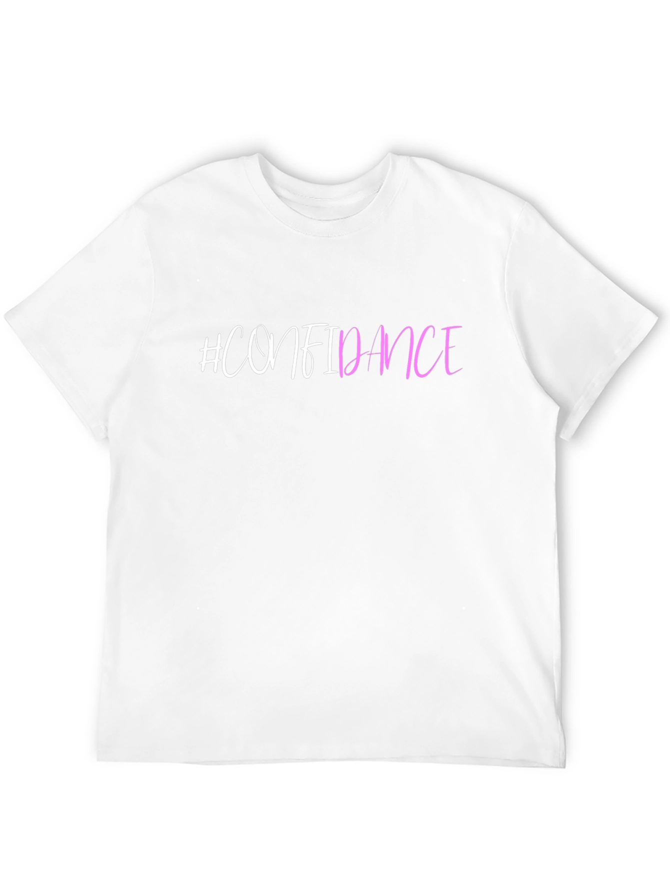 #Confidence Black Graphic Tee - Stylish & Comfy