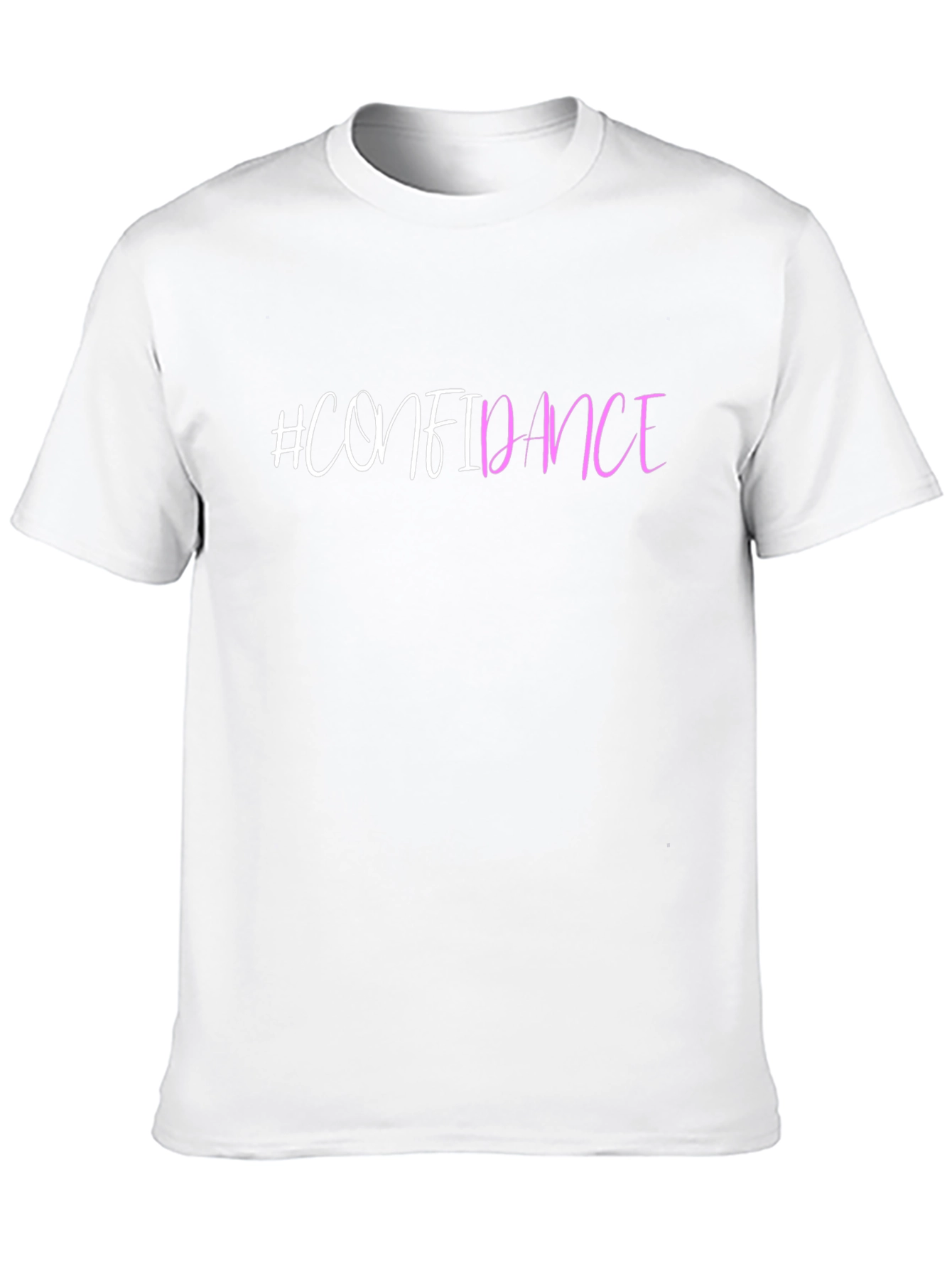 #Confidence Black Graphic Tee - Stylish & Comfy