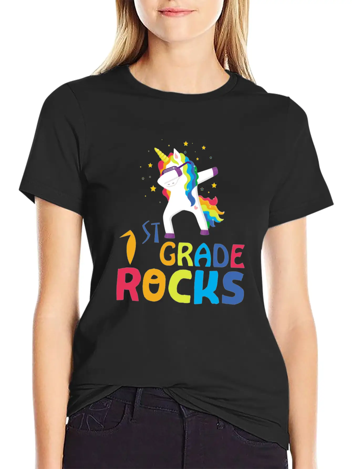 1st Grade Rocks Timeless Short Sleeve Tee – Comfy And Minimalist Design