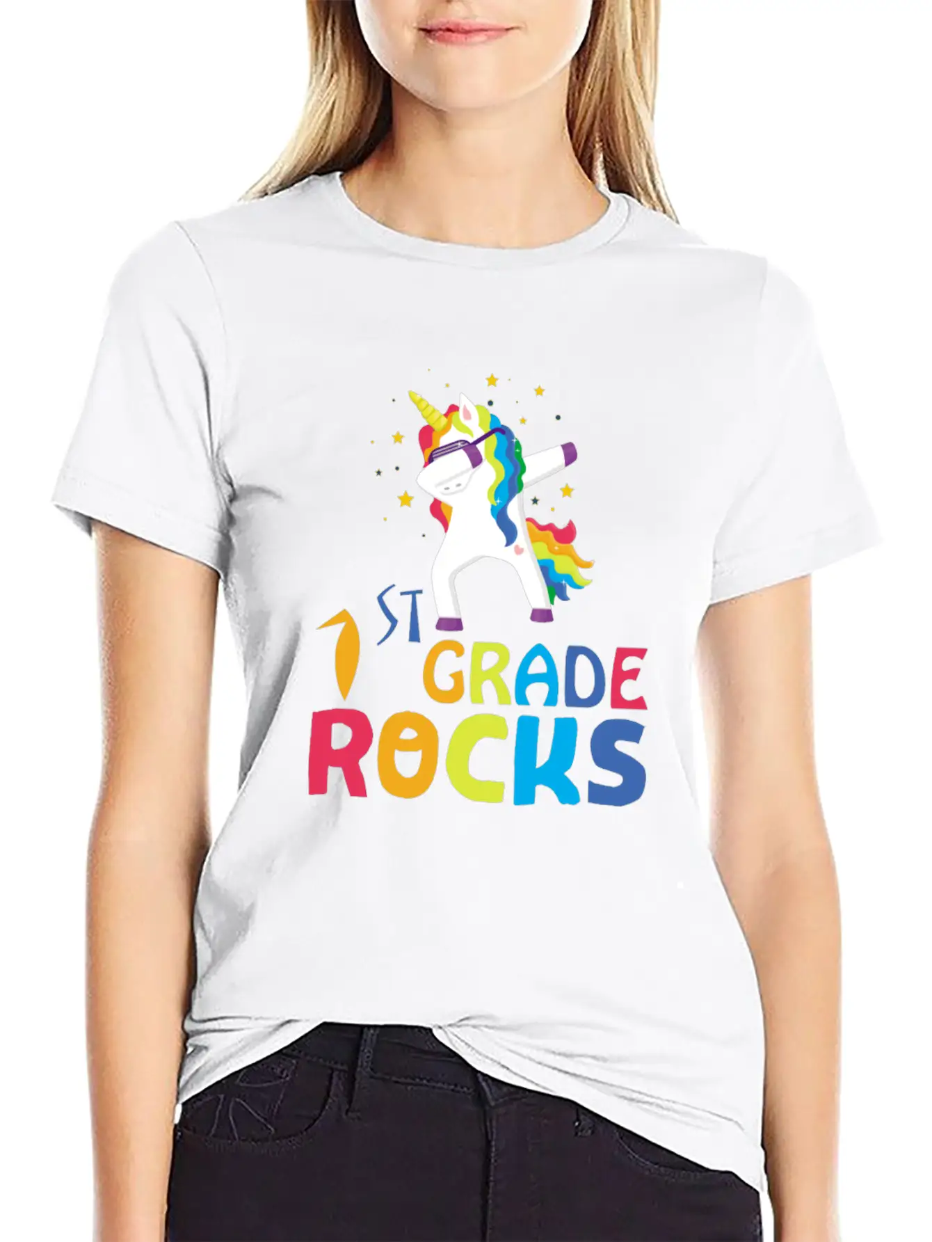 1st Grade Rocks Timeless Short Sleeve Tee – Comfy And Minimalist Design