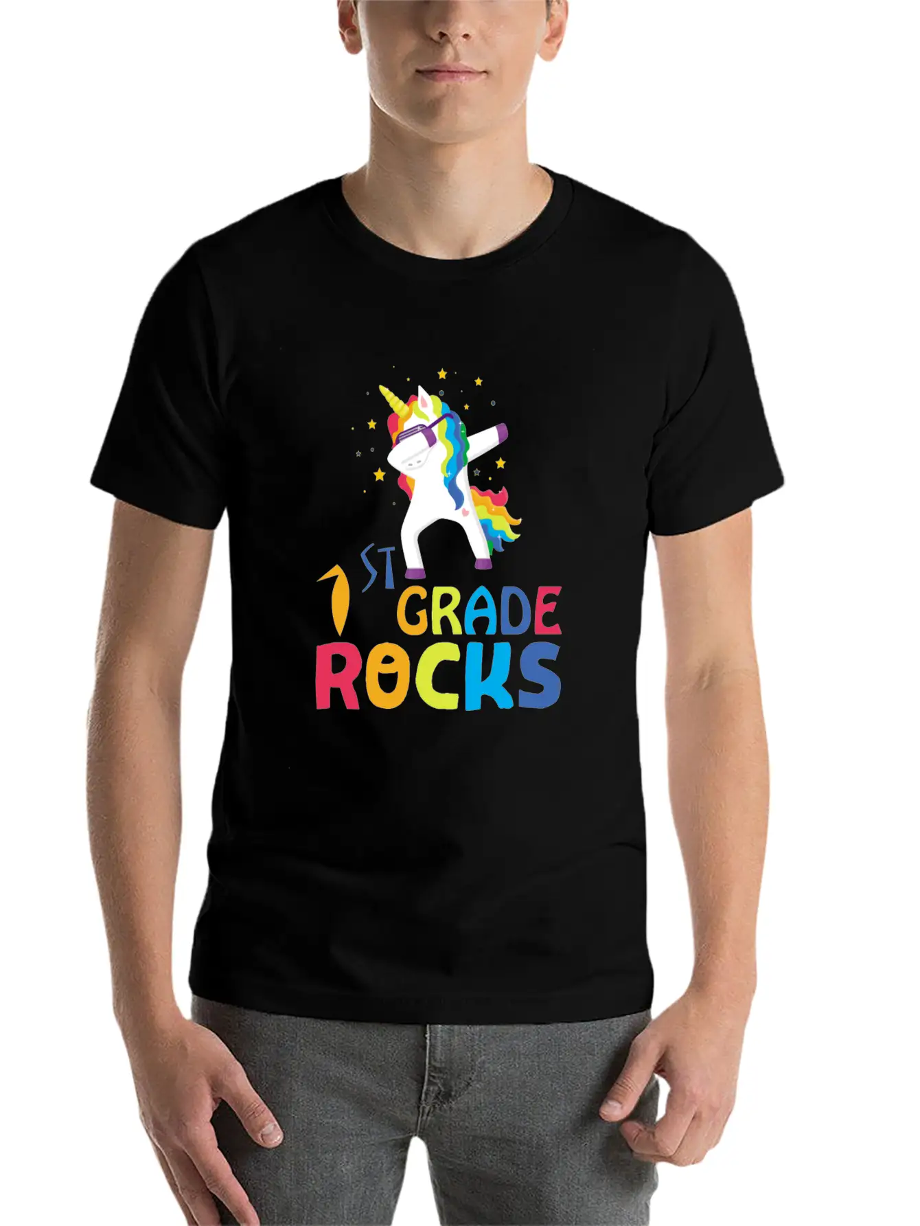 1st Grade Rocks Timeless Short Sleeve Tee – Comfy And Minimalist Design