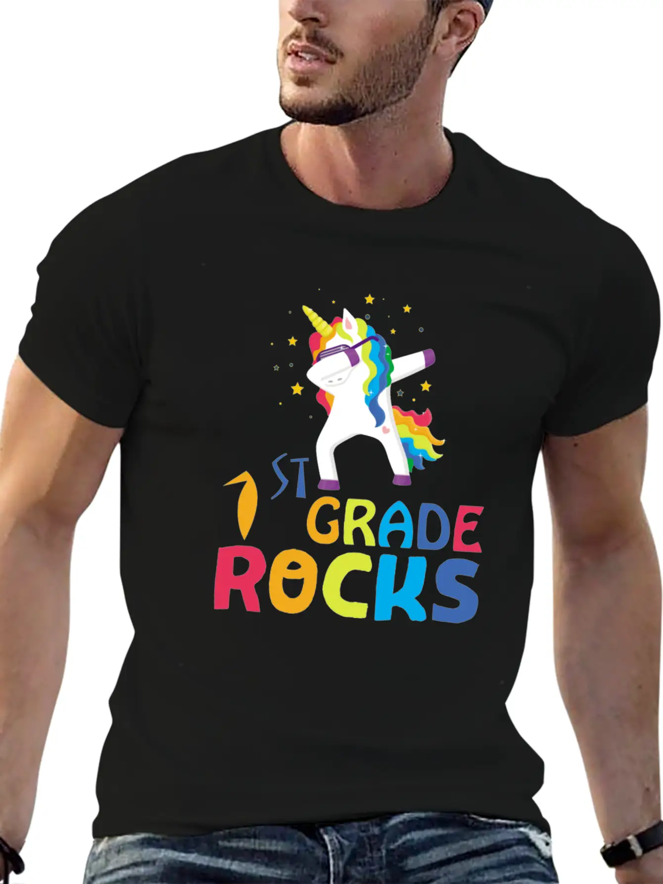 1st Grade Rocks Timeless Short Sleeve Tee – Comfy And Minimalist Design