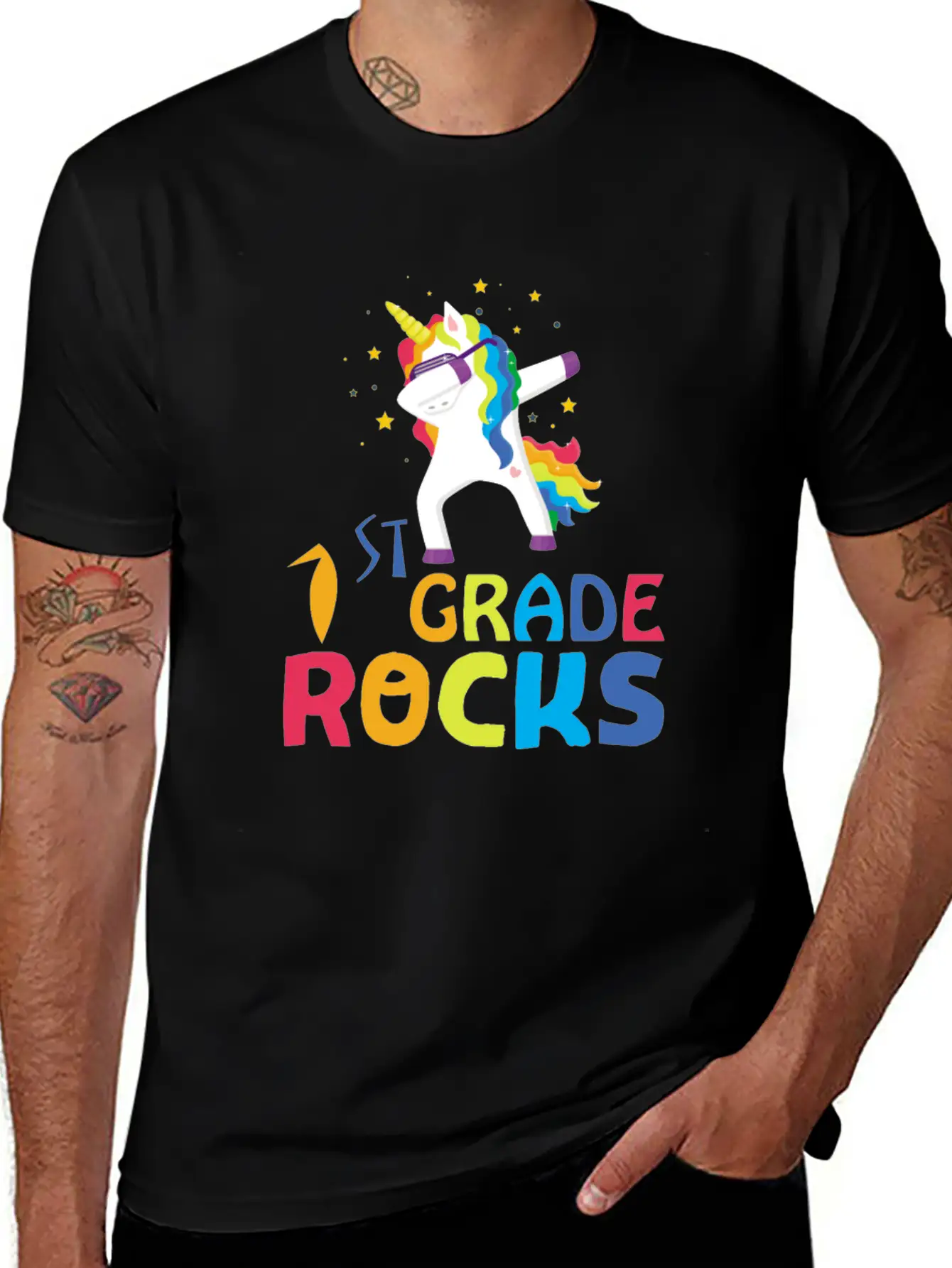 1st Grade Rocks Timeless Short Sleeve Tee – Comfy And Minimalist Design
