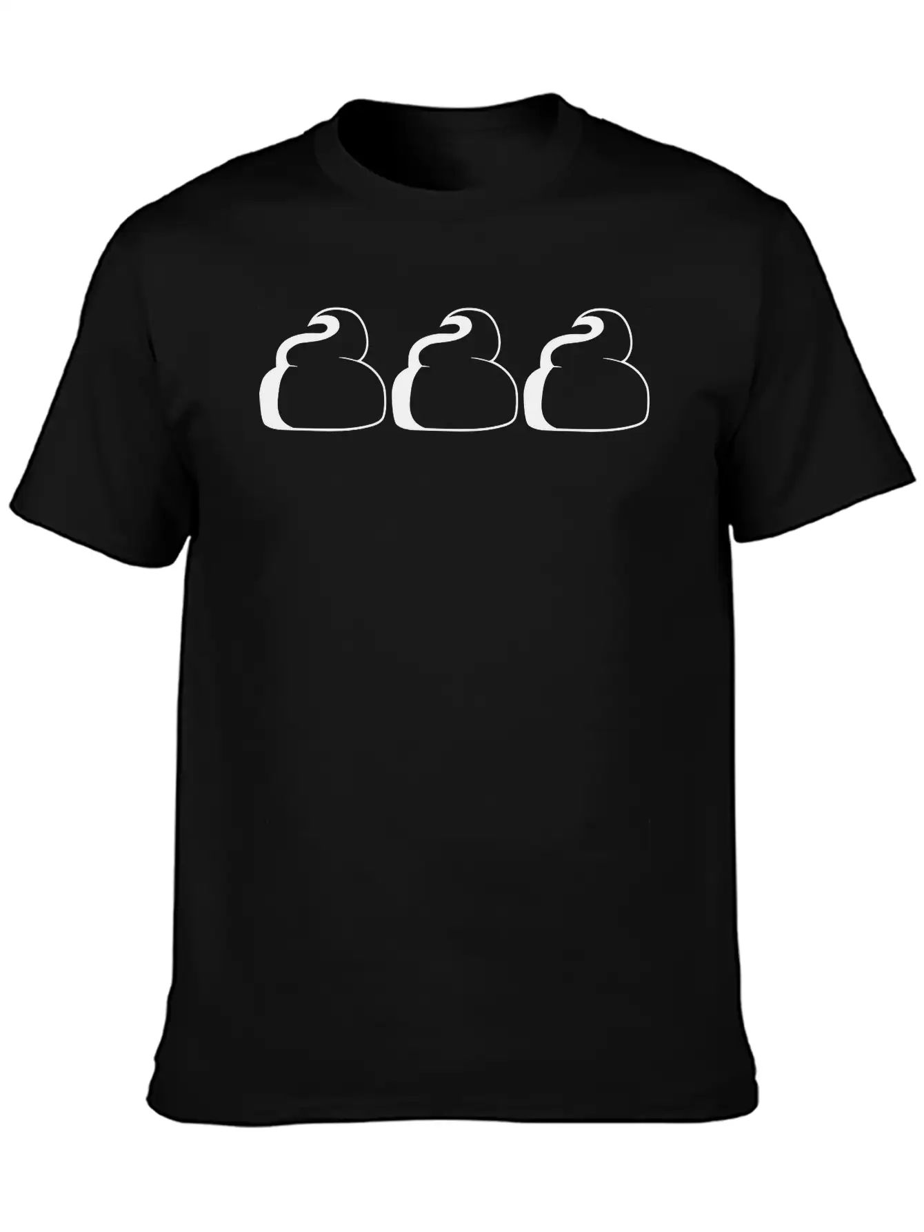 3 Heap Group Team Pattern Design Little Shit Poiso Casual Graphic T-Shirt – Simple And Comfortable Daily Wear