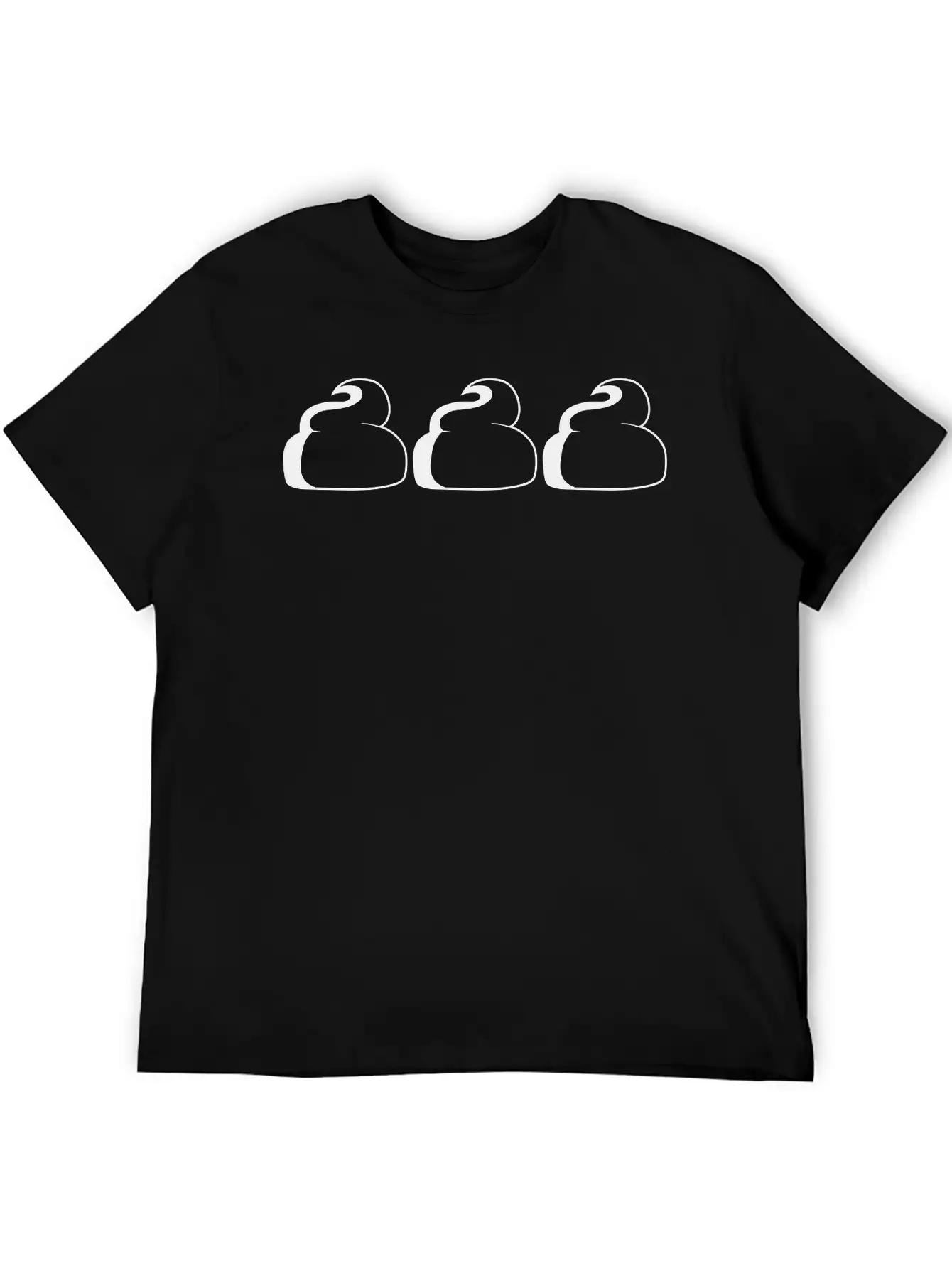 3 Heap Group Team Pattern Design Little Shit Poiso Casual Graphic T-Shirt – Simple And Comfortable Daily Wear