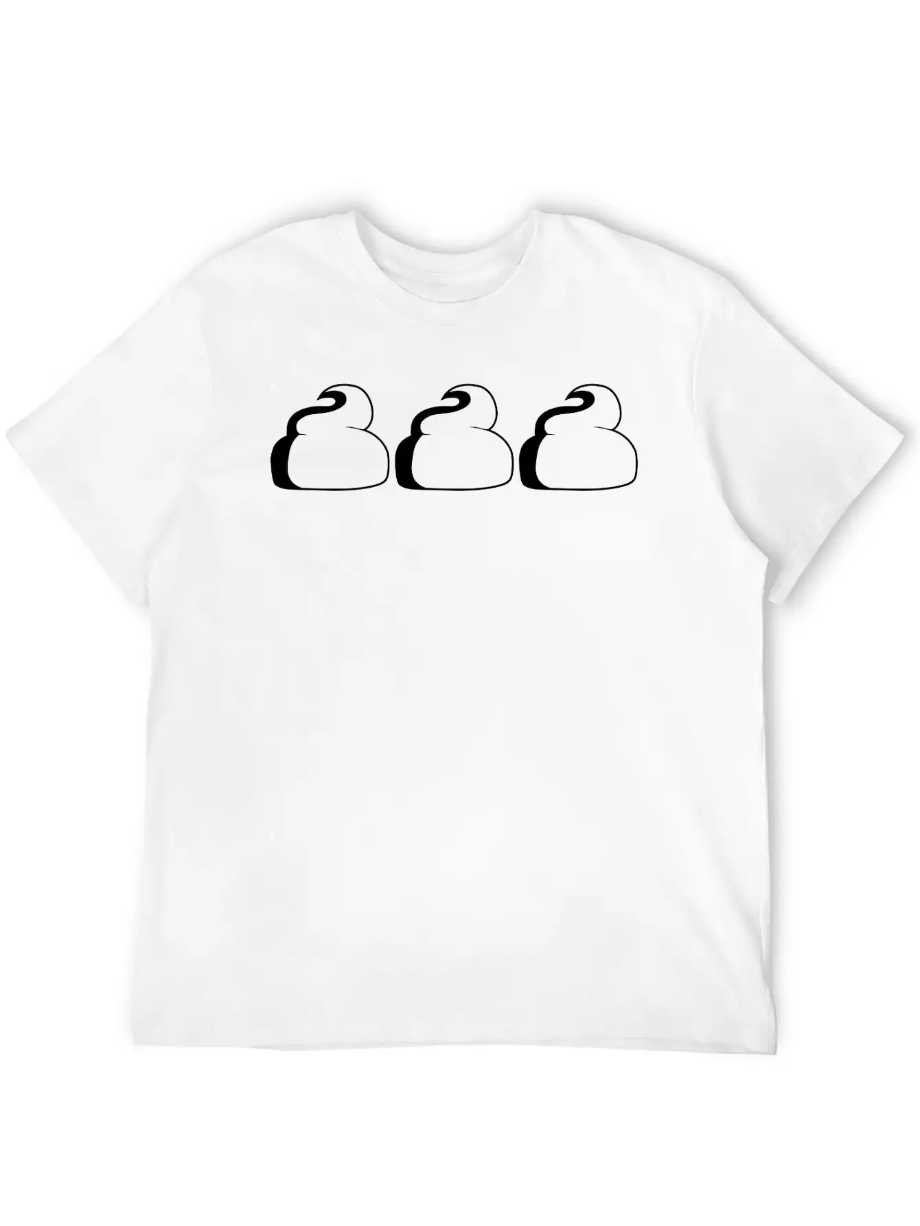 3 Heap Group Team Pattern Design Little Shit Poiso Casual Graphic T-Shirt – Simple And Comfortable Daily Wear