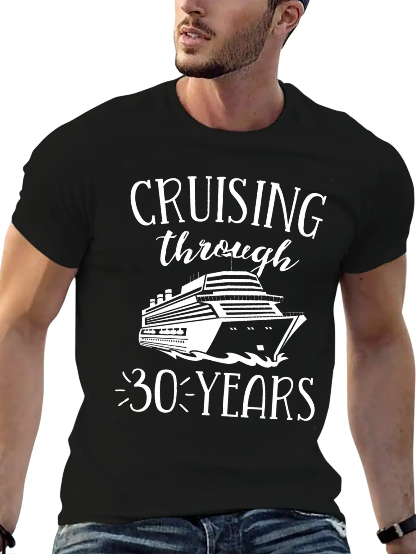 30th Anniversary Cruise TShirt Vacation Match Casual Graphic T-Shirt – Simple And Comfortable Daily Wear