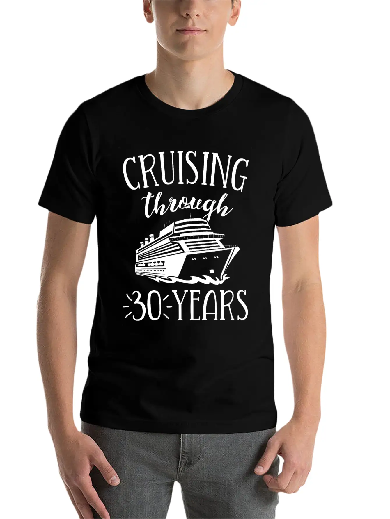 30th Anniversary Cruise TShirt Vacation Match Casual Graphic T-Shirt – Simple And Comfortable Daily Wear