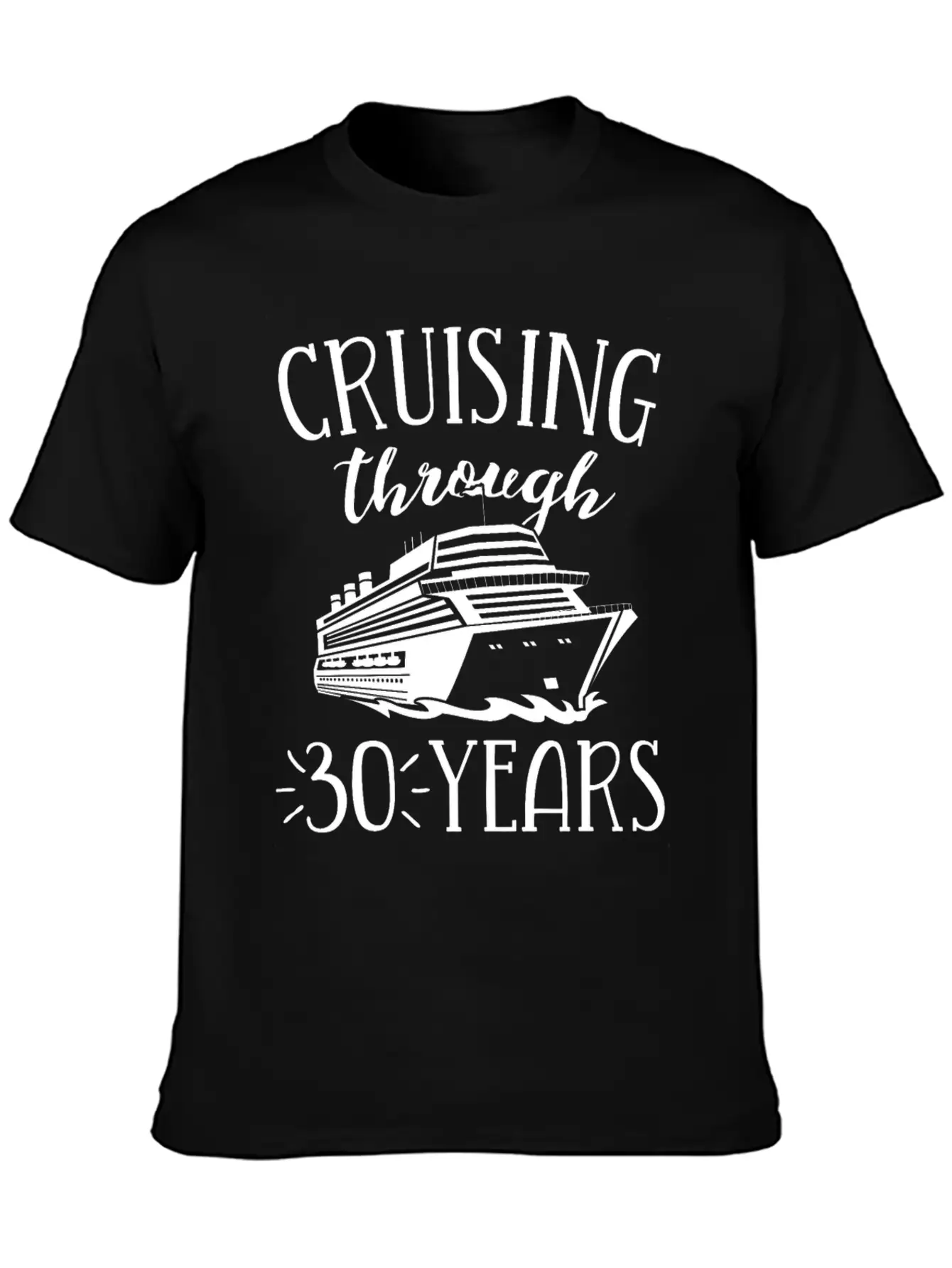 30th Anniversary Cruise TShirt Vacation Match Casual Graphic T-Shirt – Simple And Comfortable Daily Wear