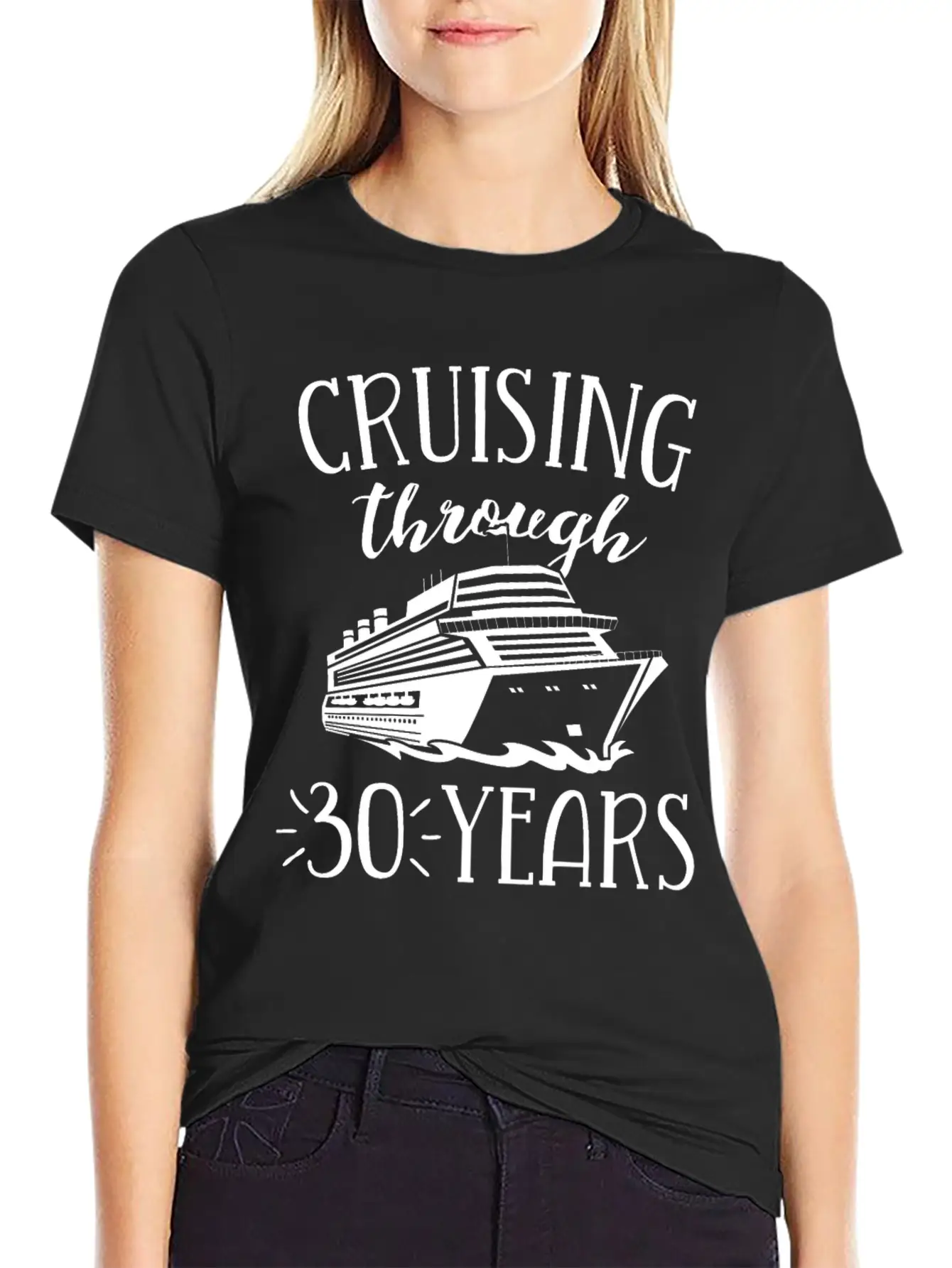 30th Anniversary Cruise TShirt Vacation Match Casual Graphic T-Shirt – Simple And Comfortable Daily Wear