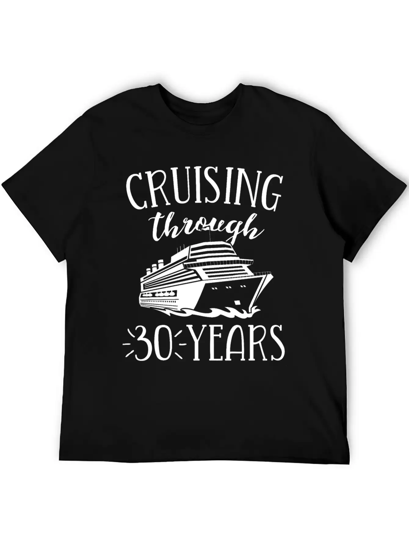 30th Anniversary Cruise TShirt Vacation Match Casual Graphic T-Shirt – Simple And Comfortable Daily Wear