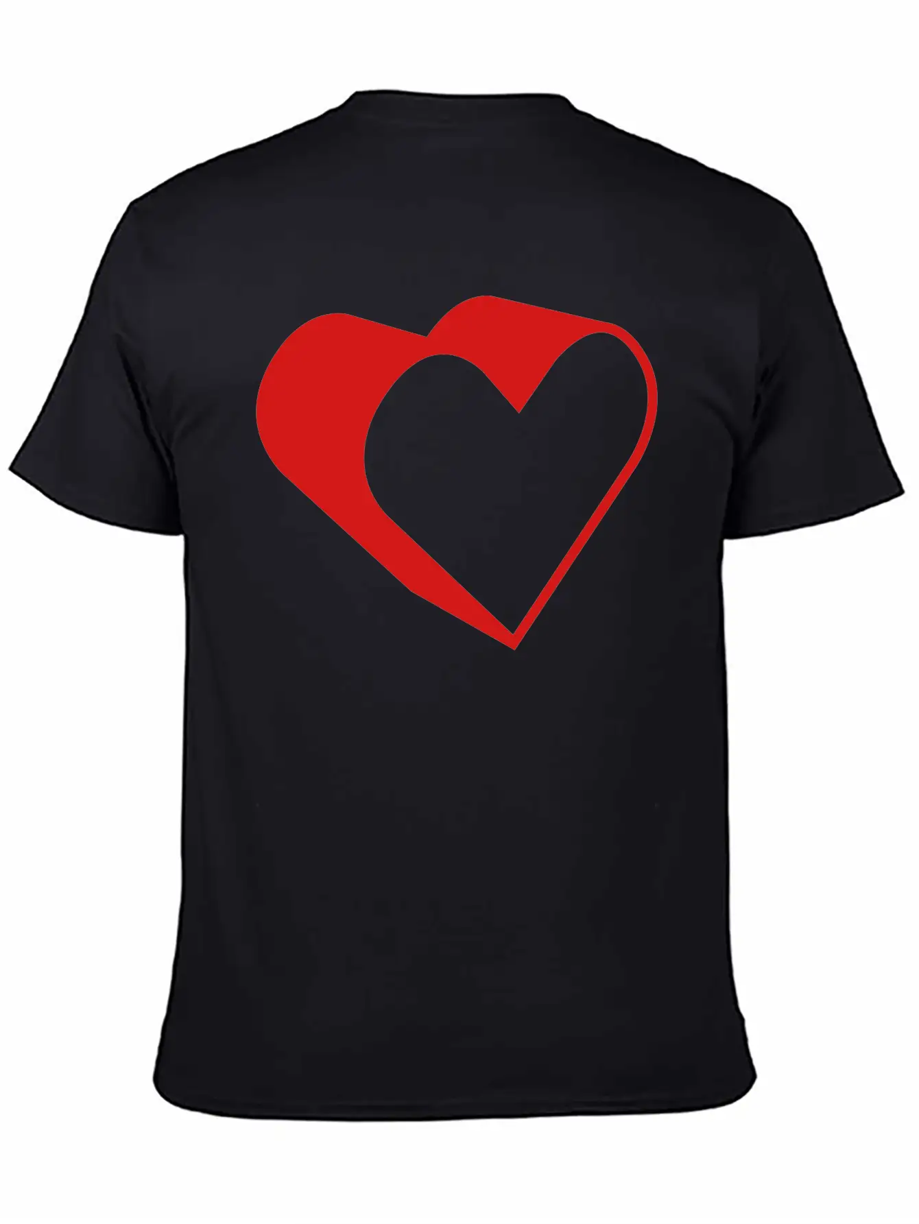 3d Heart Casual Graphic T-Shirt – Simple And Comfortable Daily Wear
