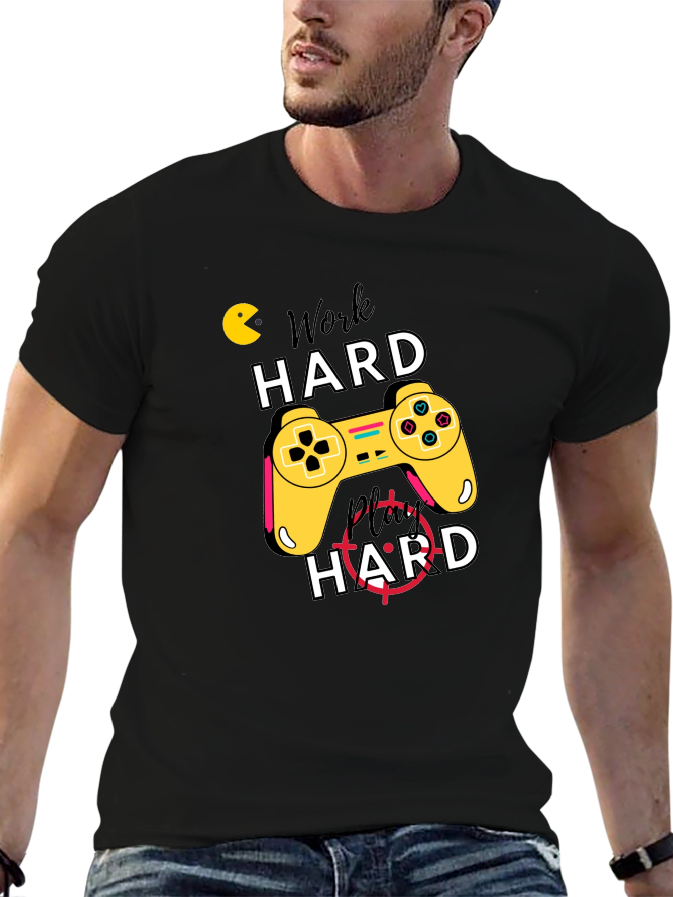 Work Hard Play Hard Gamer T-Shirt