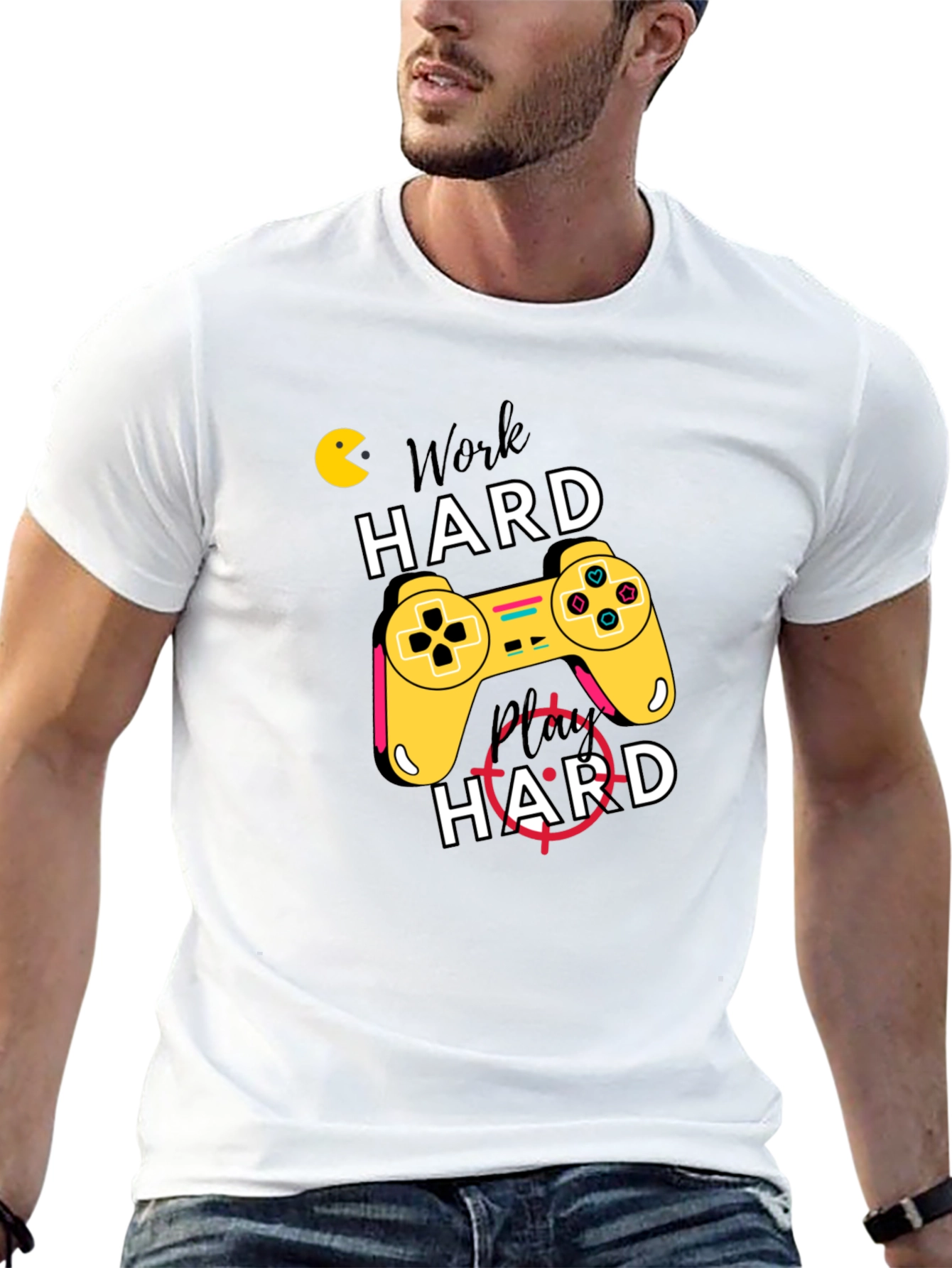 Work Hard Play Hard Gamer T-Shirt