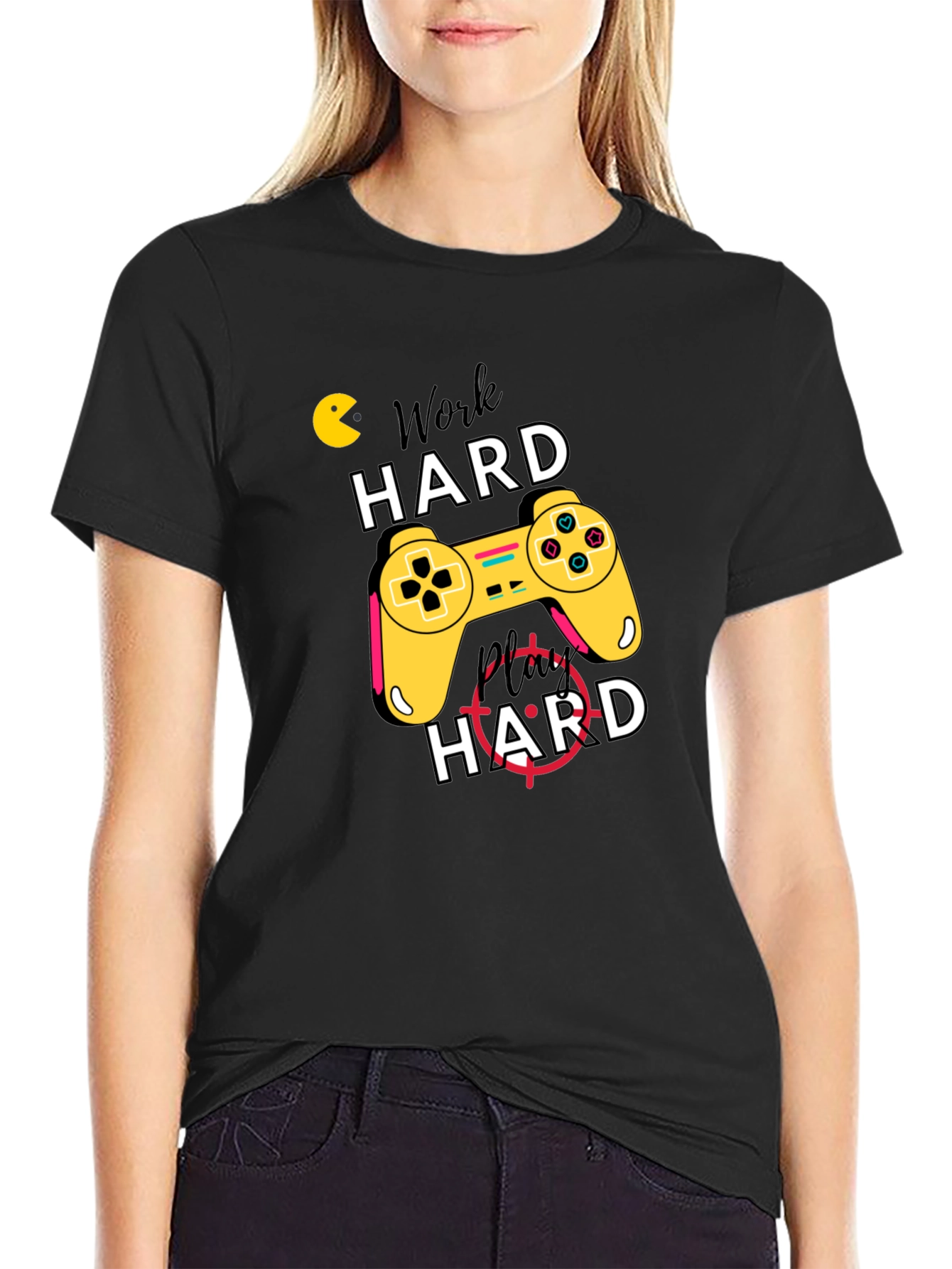 Work Hard Play Hard Gamer T-Shirt