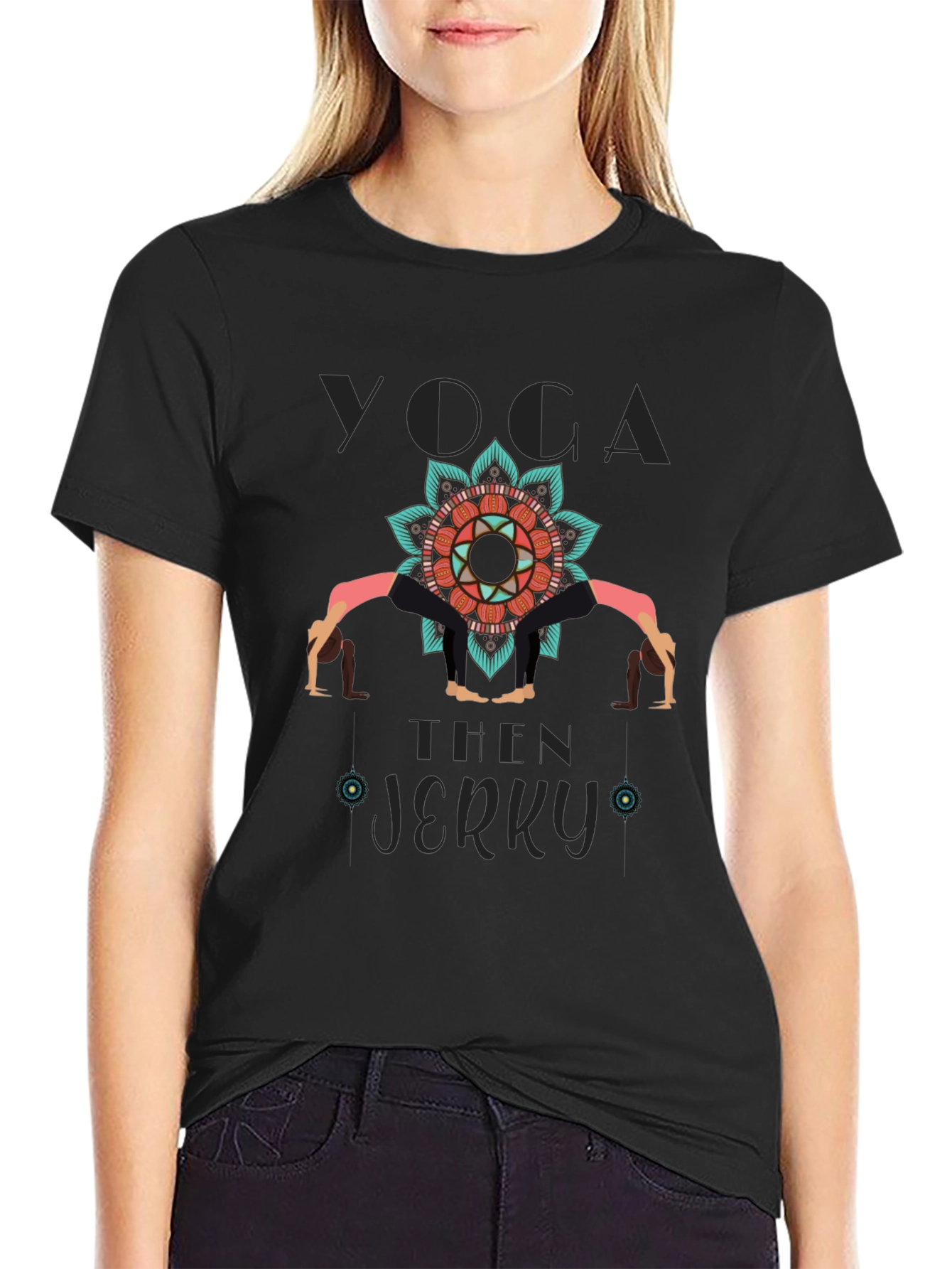 Yoga Then Jerky Graphic Tee