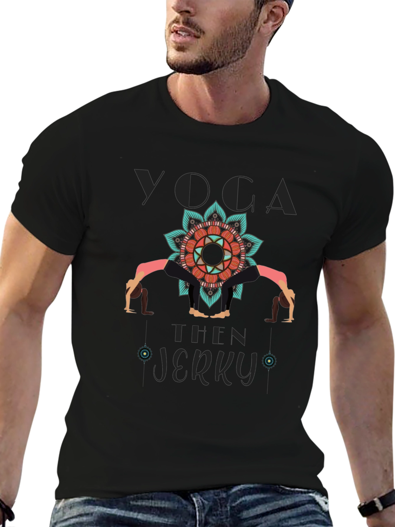 Yoga Then Jerky Graphic Tee