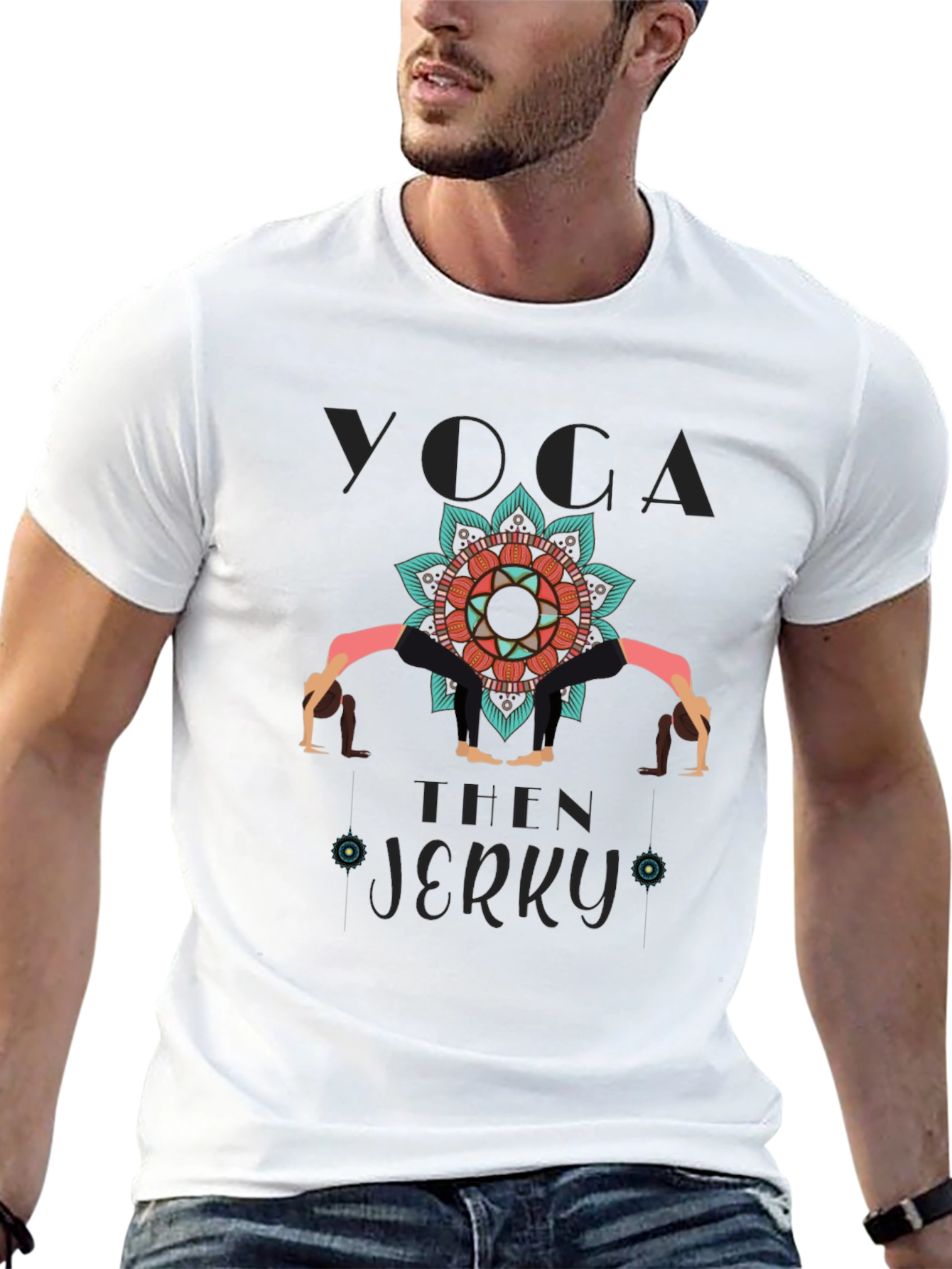 Yoga Then Jerky Graphic Tee