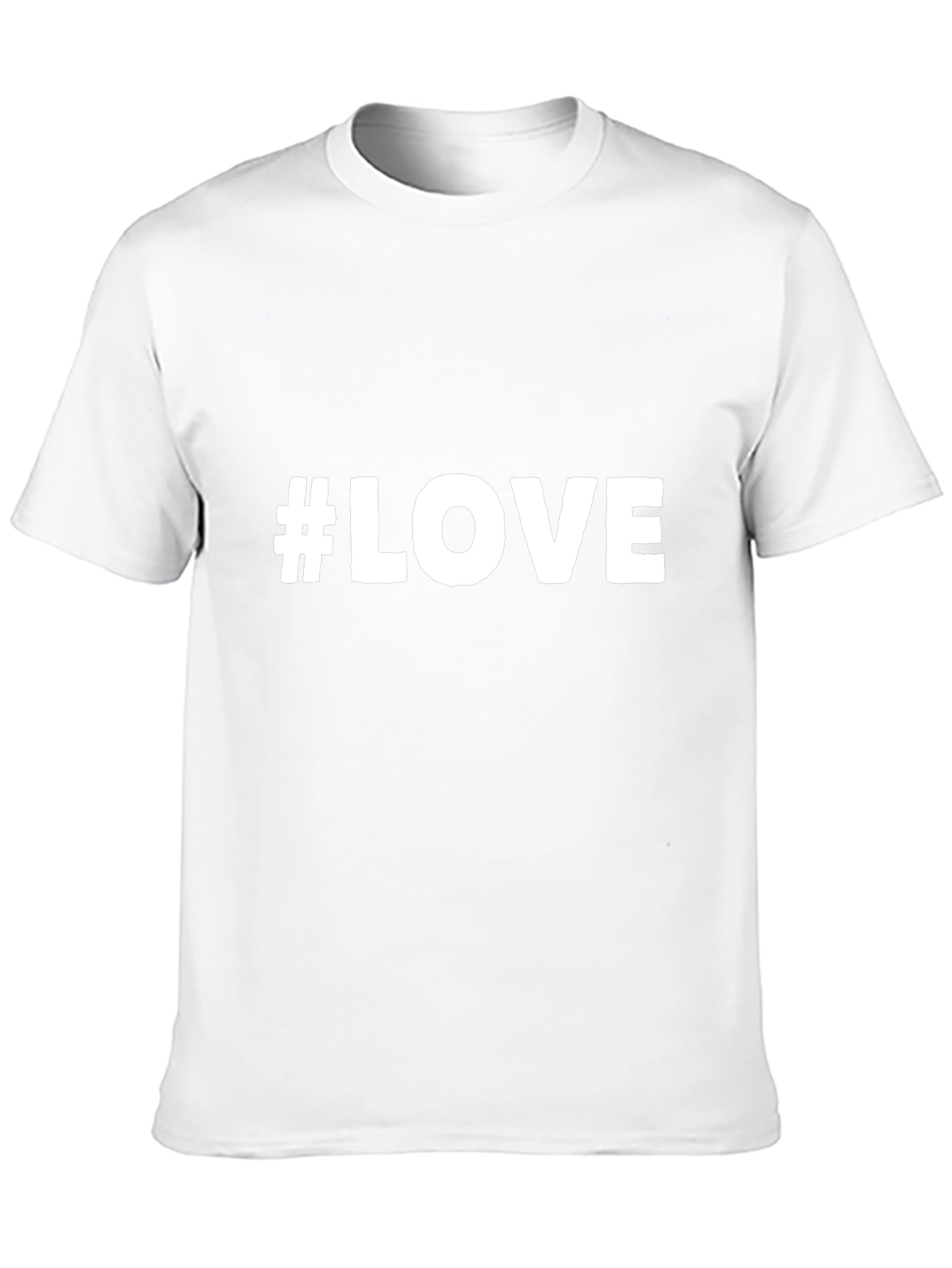#LOVE Graphic Tee - Classic Black Cotton T-Shirt