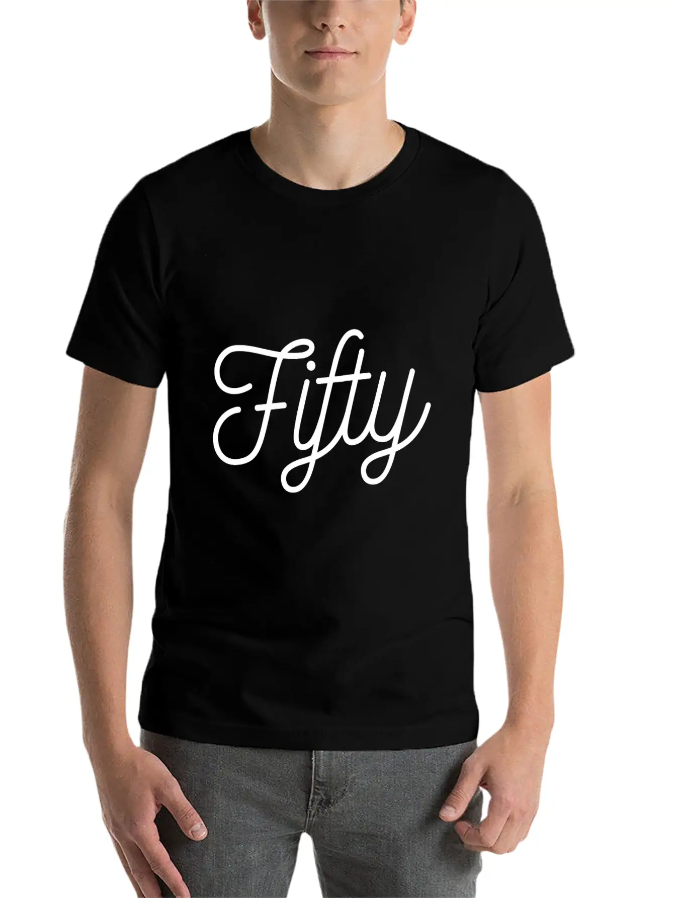 50th Birthday Casual Graphic T-Shirt – Simple And Comfortable Daily Wear