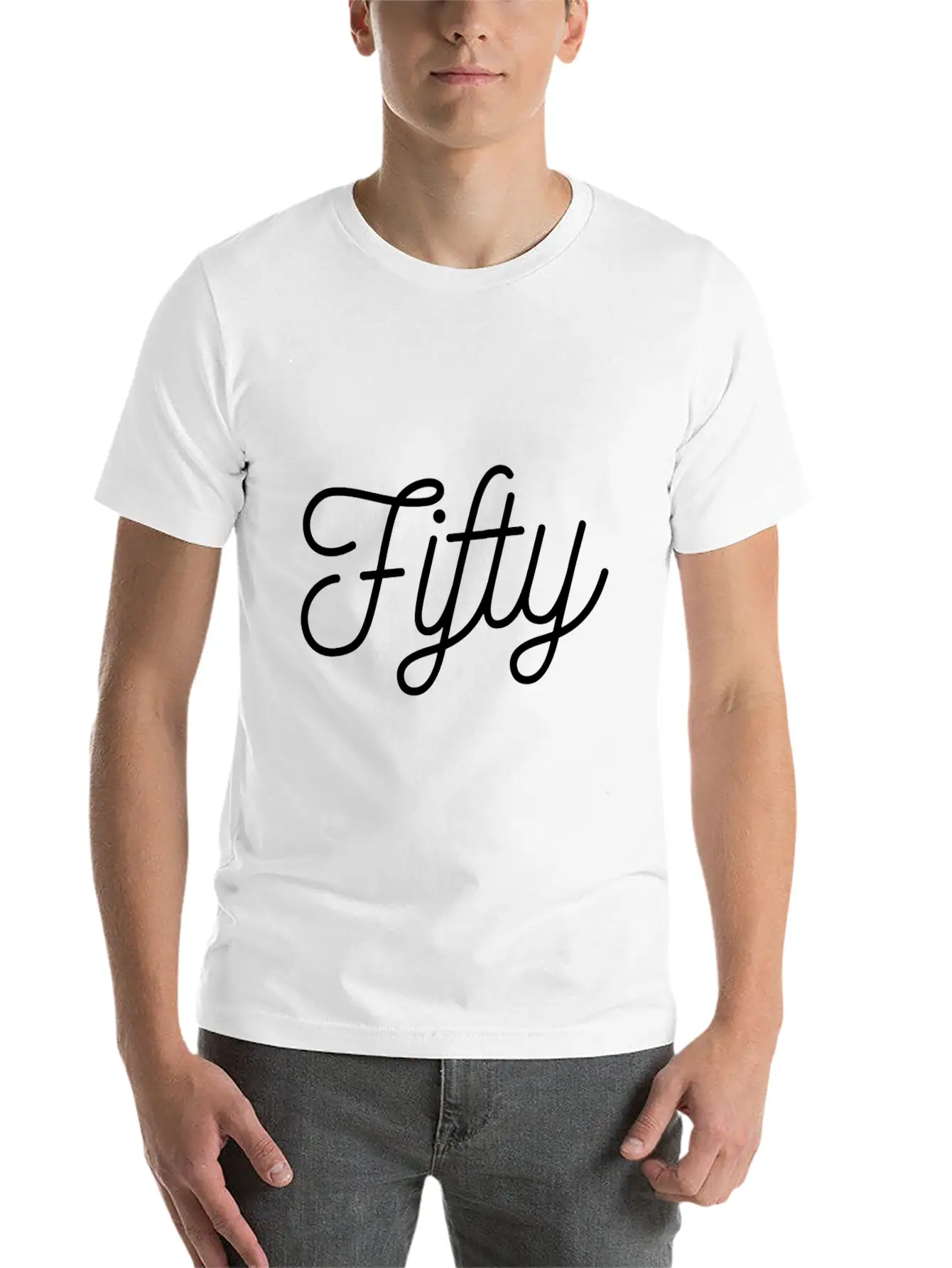 50th Birthday Casual Graphic T-Shirt – Simple And Comfortable Daily Wear