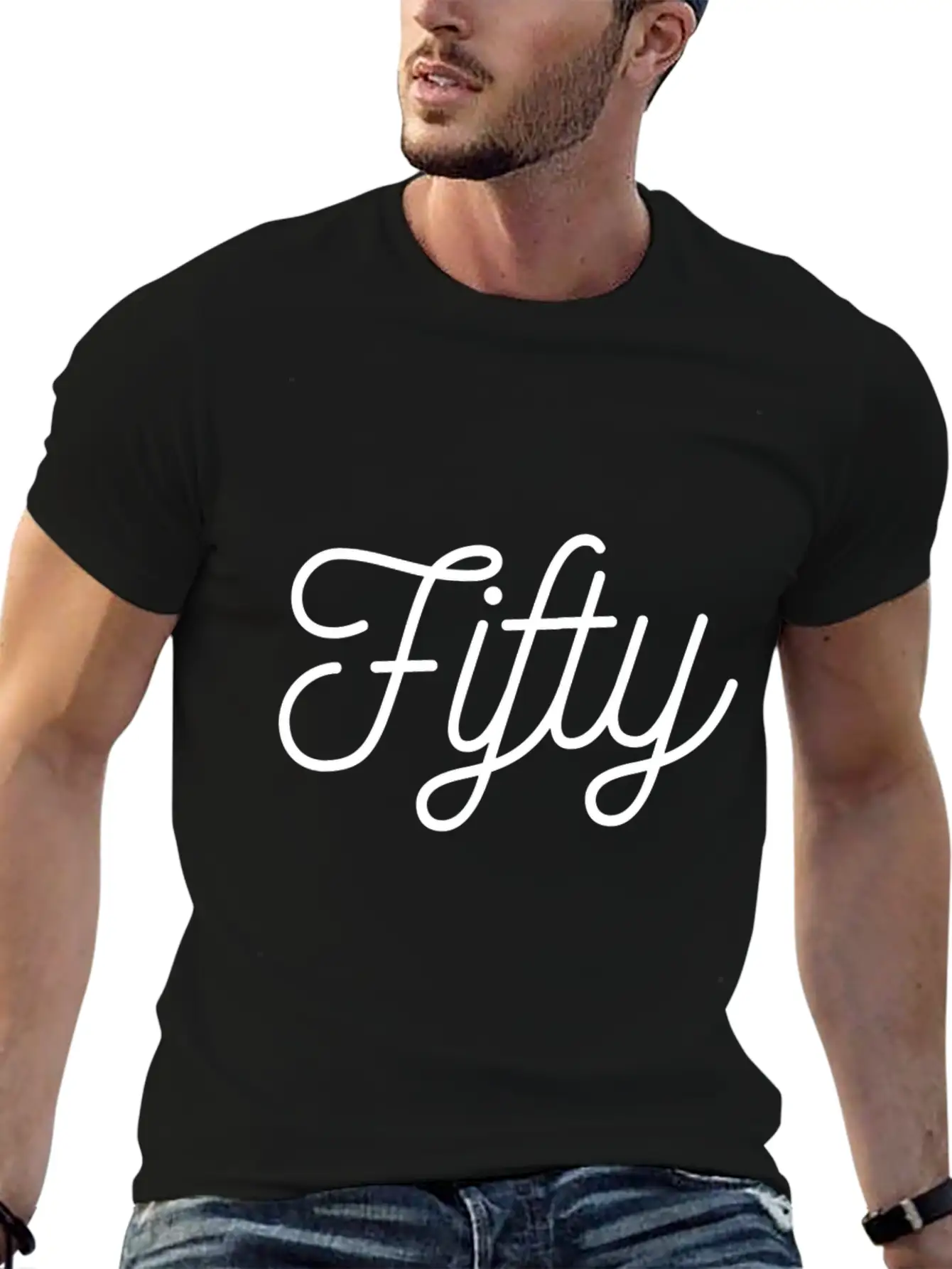 50th Birthday Casual Graphic T-Shirt – Simple And Comfortable Daily Wear