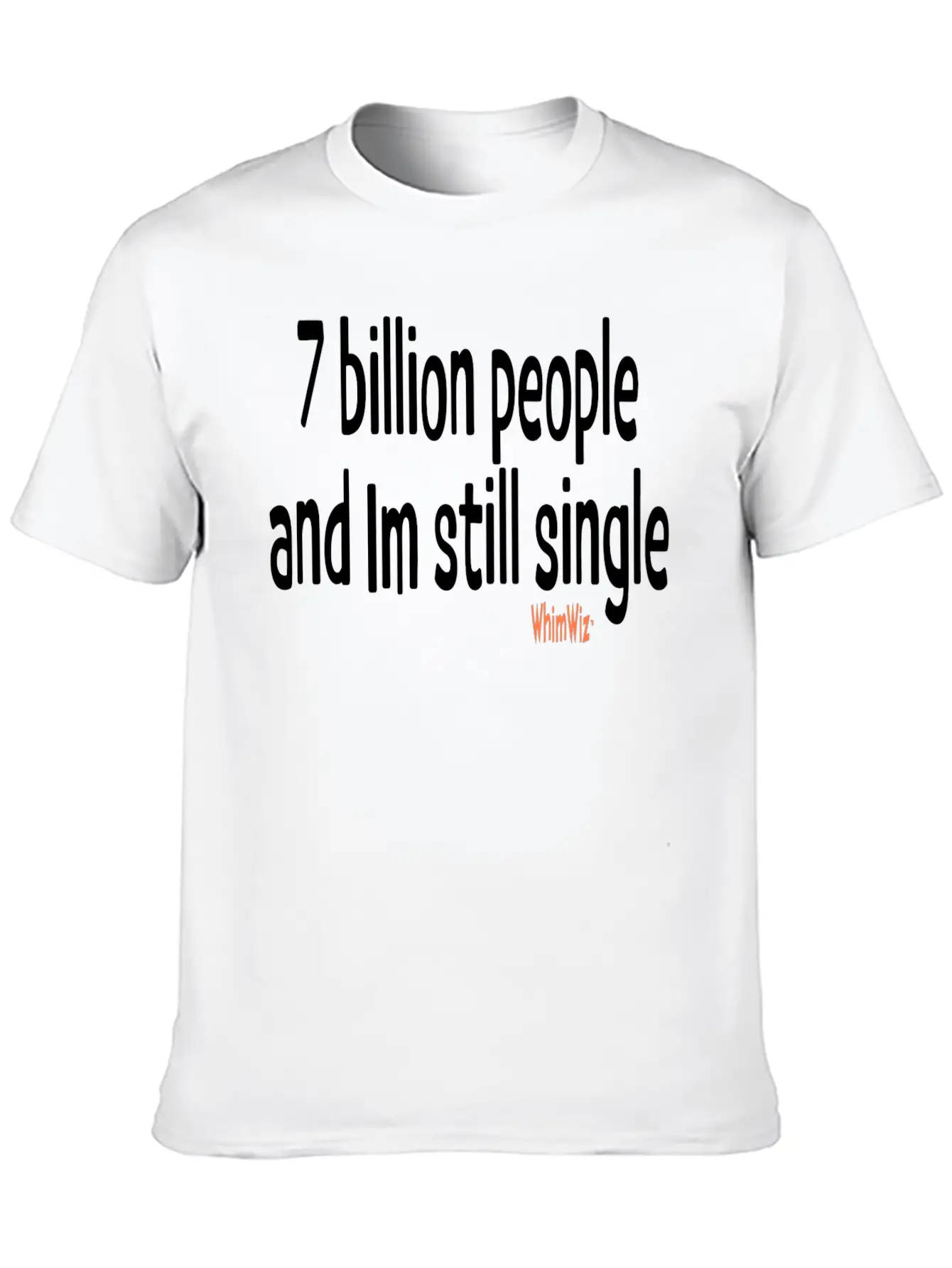 7 Billion Copy Casual Graphic T-Shirt – Simple And Comfortable Daily Wear