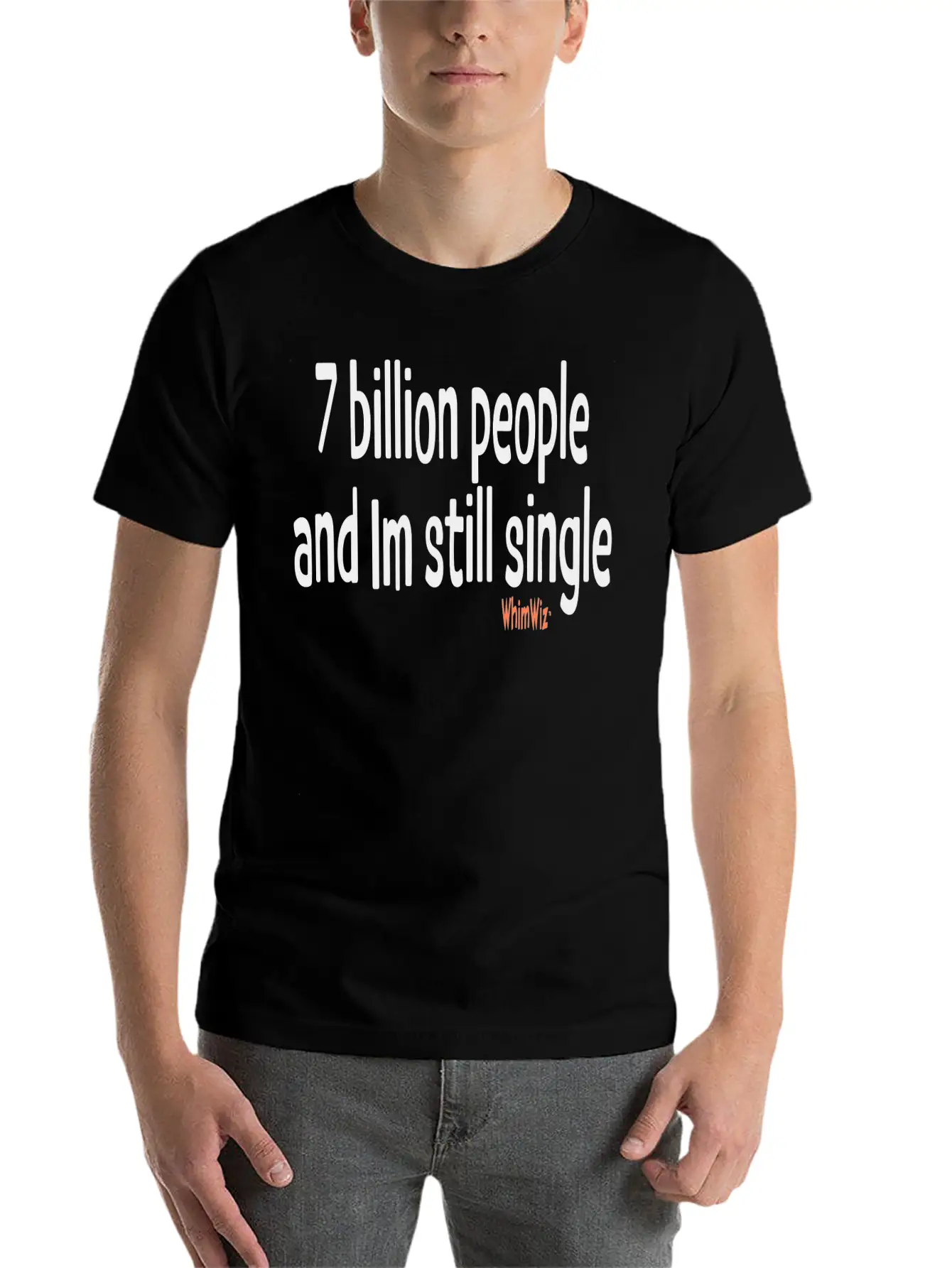 7 Billion Copy Casual Graphic T-Shirt – Simple And Comfortable Daily Wear