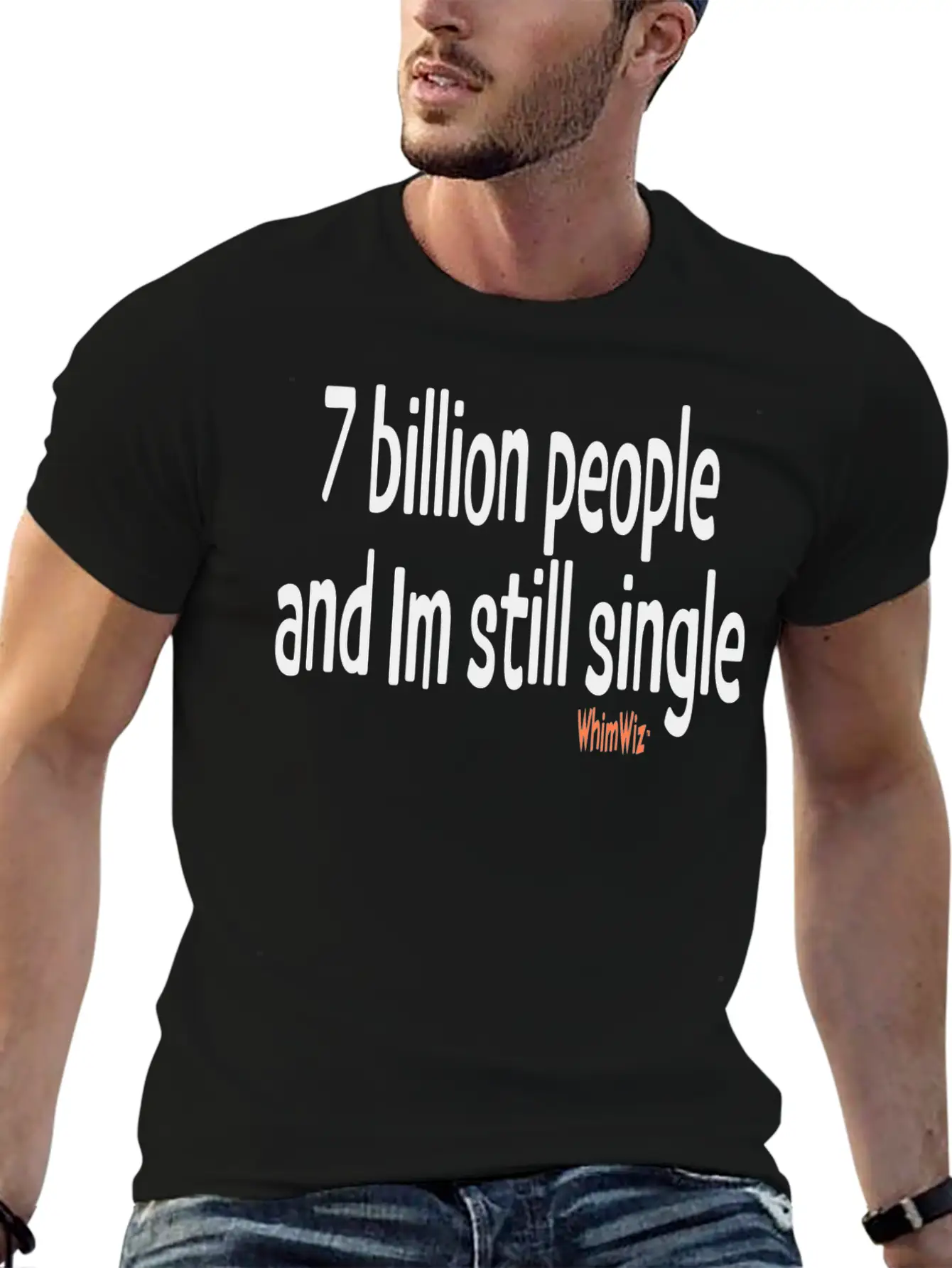 7 Billion Copy Casual Graphic T-Shirt – Simple And Comfortable Daily Wear