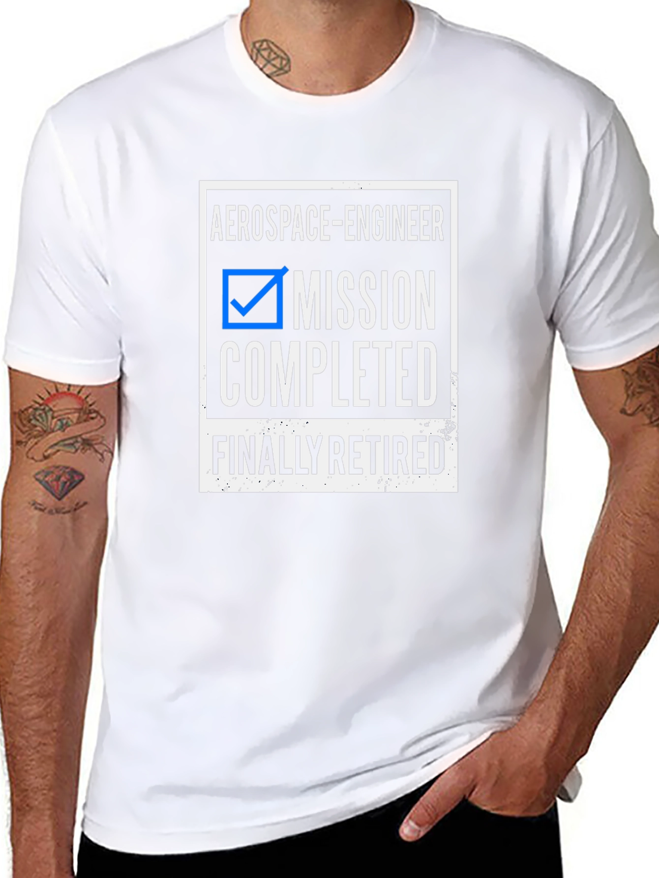 Aerospace Engineer Retirement T-Shirt - Mission Completed
