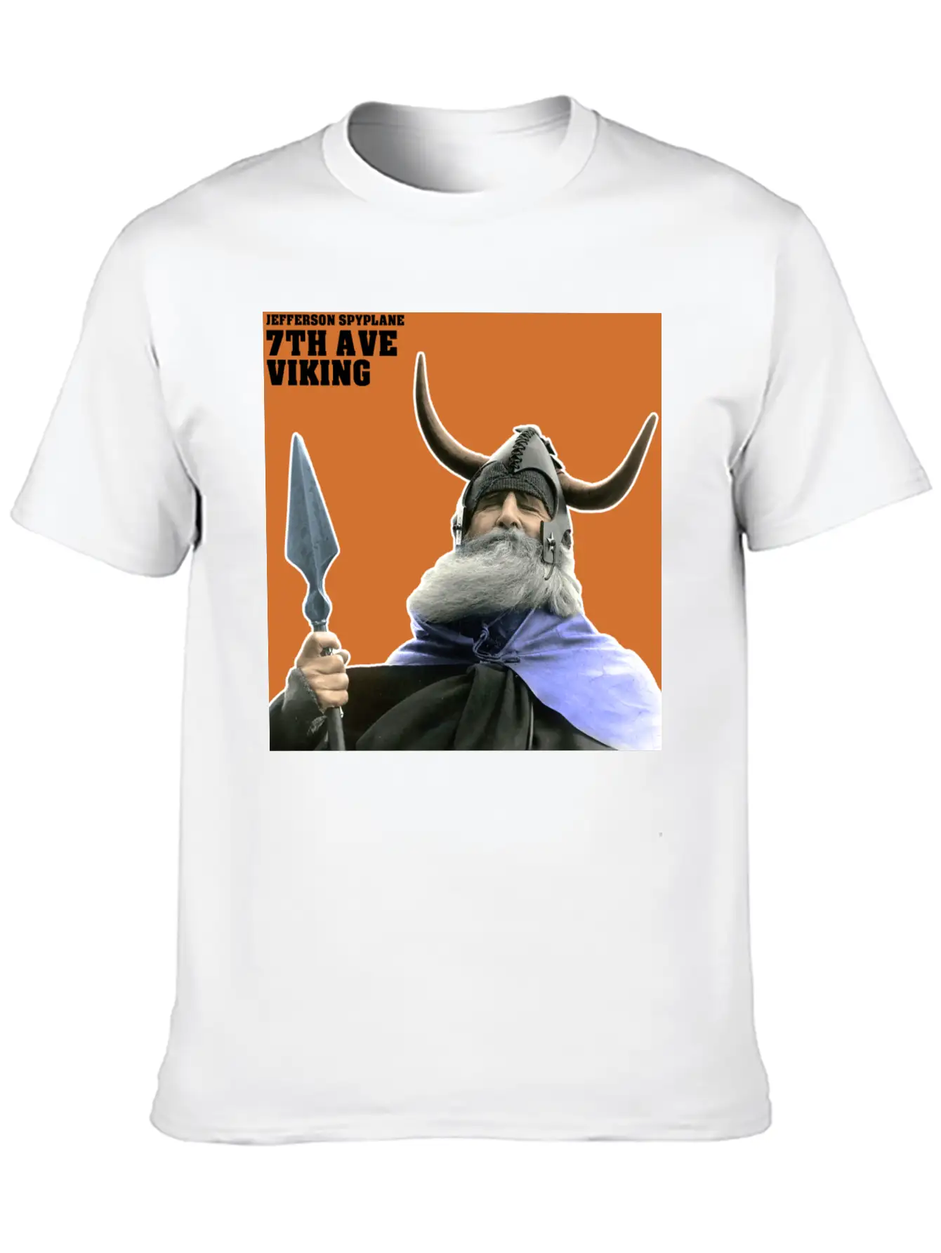 7th Ave Viking - Sticker Casual Graphic T-Shirt – Simple And Comfortable Daily Wear