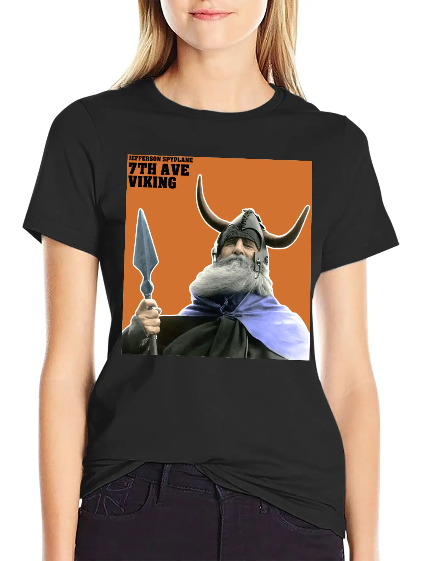 7th Ave Viking - Sticker Casual Graphic T-Shirt – Simple And Comfortable Daily Wear