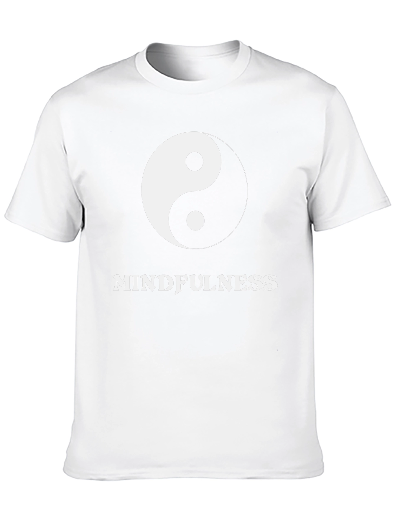 Yin Yang Mindfulness Black T-Shirt